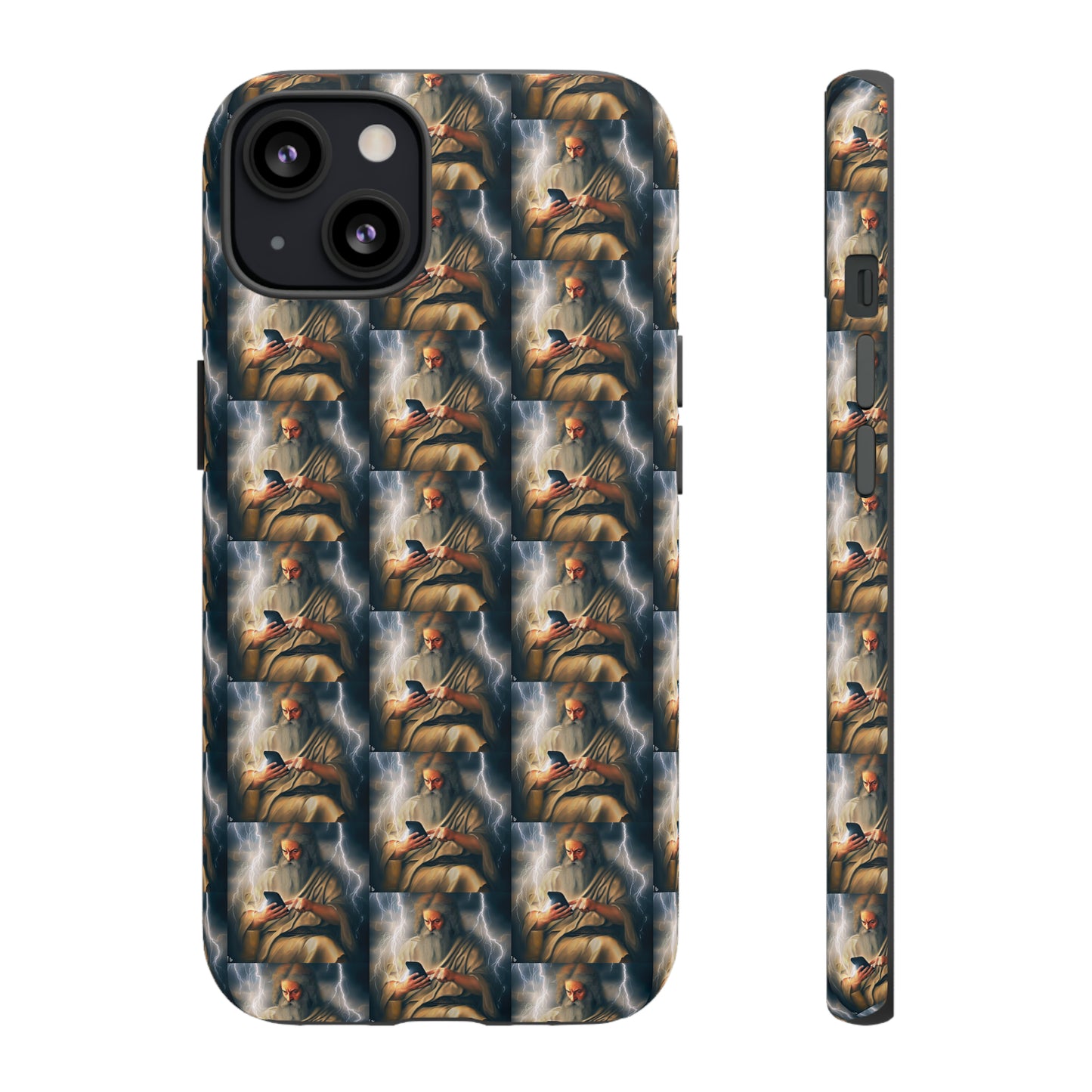 AImagination Collection iPhone Tough Cases - "The Watchman" - The God Ball Originals by Chris Rabalais (2024)