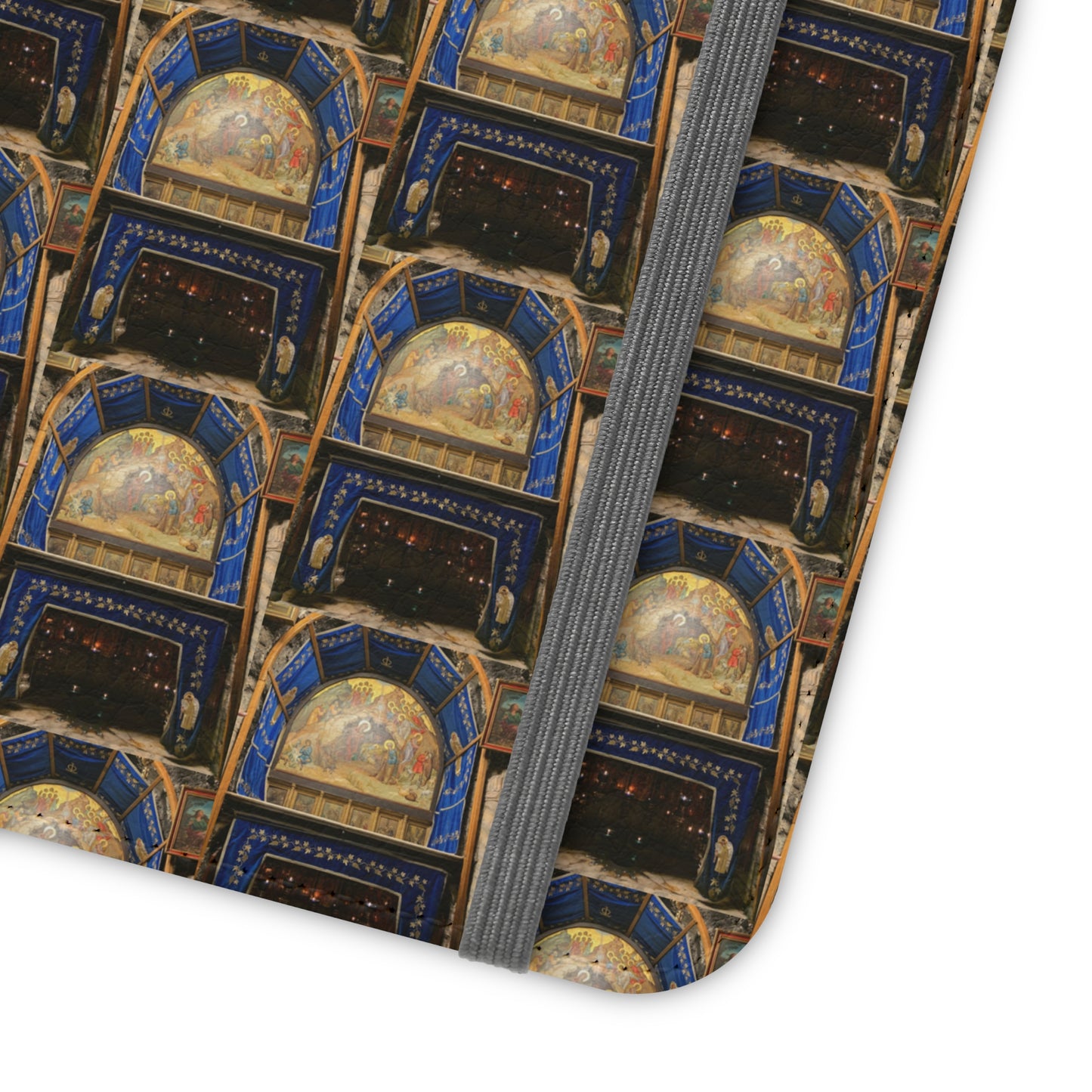 Holy Land Origins Apple iPhone Flip Cases - Church of the Nativity at Bethlehem - The God Ball Originals by Chris Rabalais (2024)