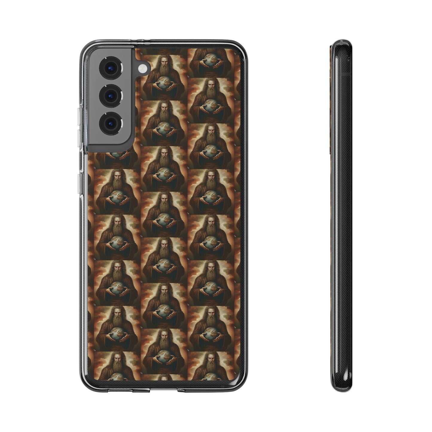 AImagination Collection Soft Phone Cases - "Yahweh's World" - The God Ball Originals by Chris Rabalais (2024)