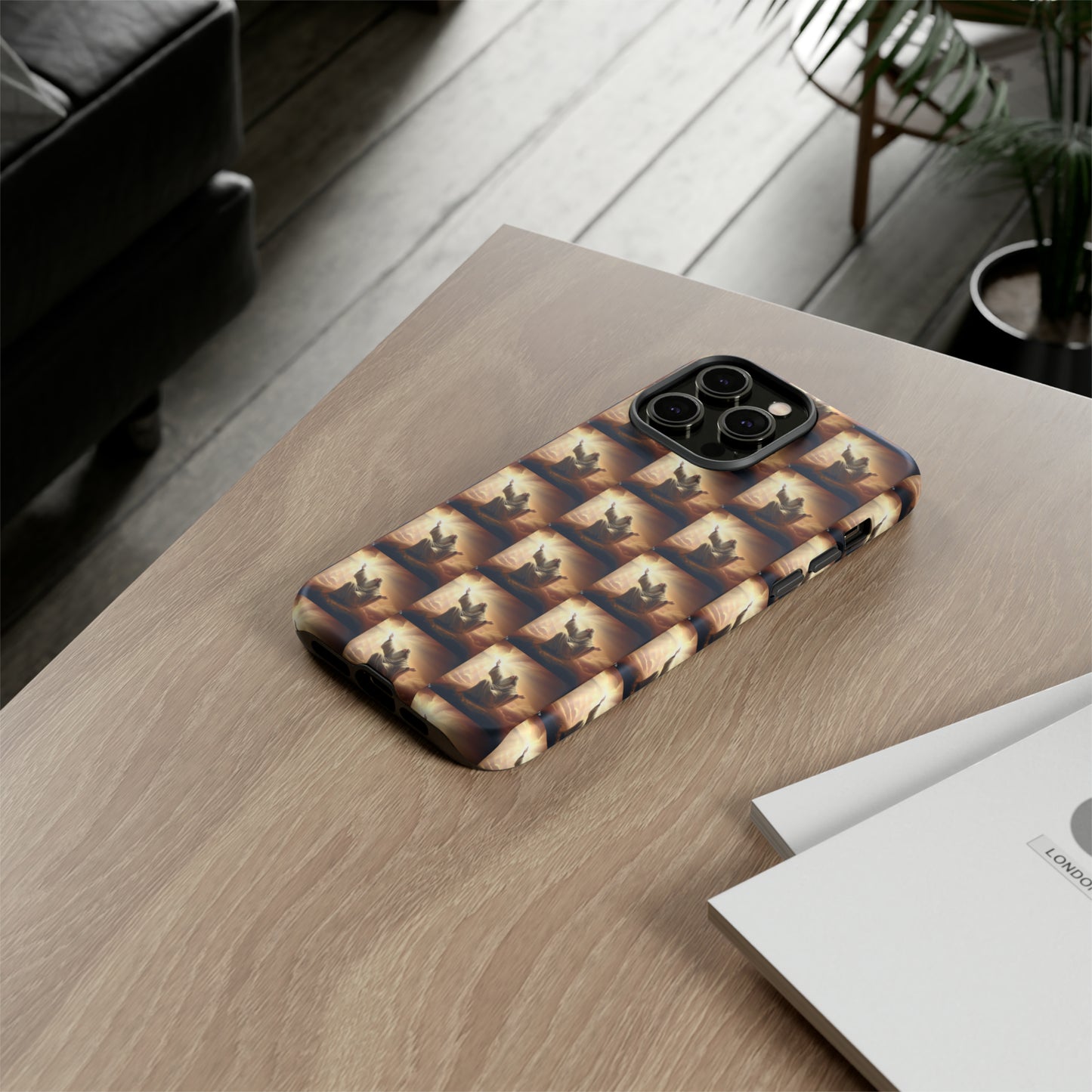 AImagination Collection iPhone Tough Case - "Let There Be Light" - The God Ball Originals by Chris Rabalais (2024)