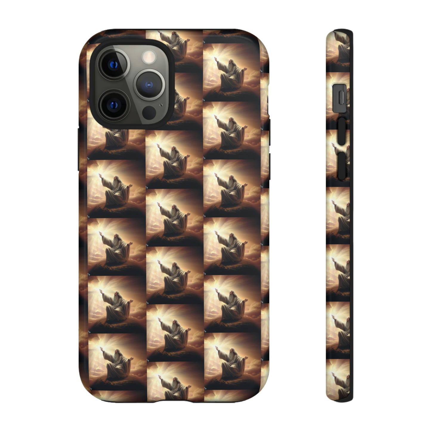 AImagination Collection iPhone Tough Case - "Let There Be Light" - The God Ball Originals by Chris Rabalais (2024)