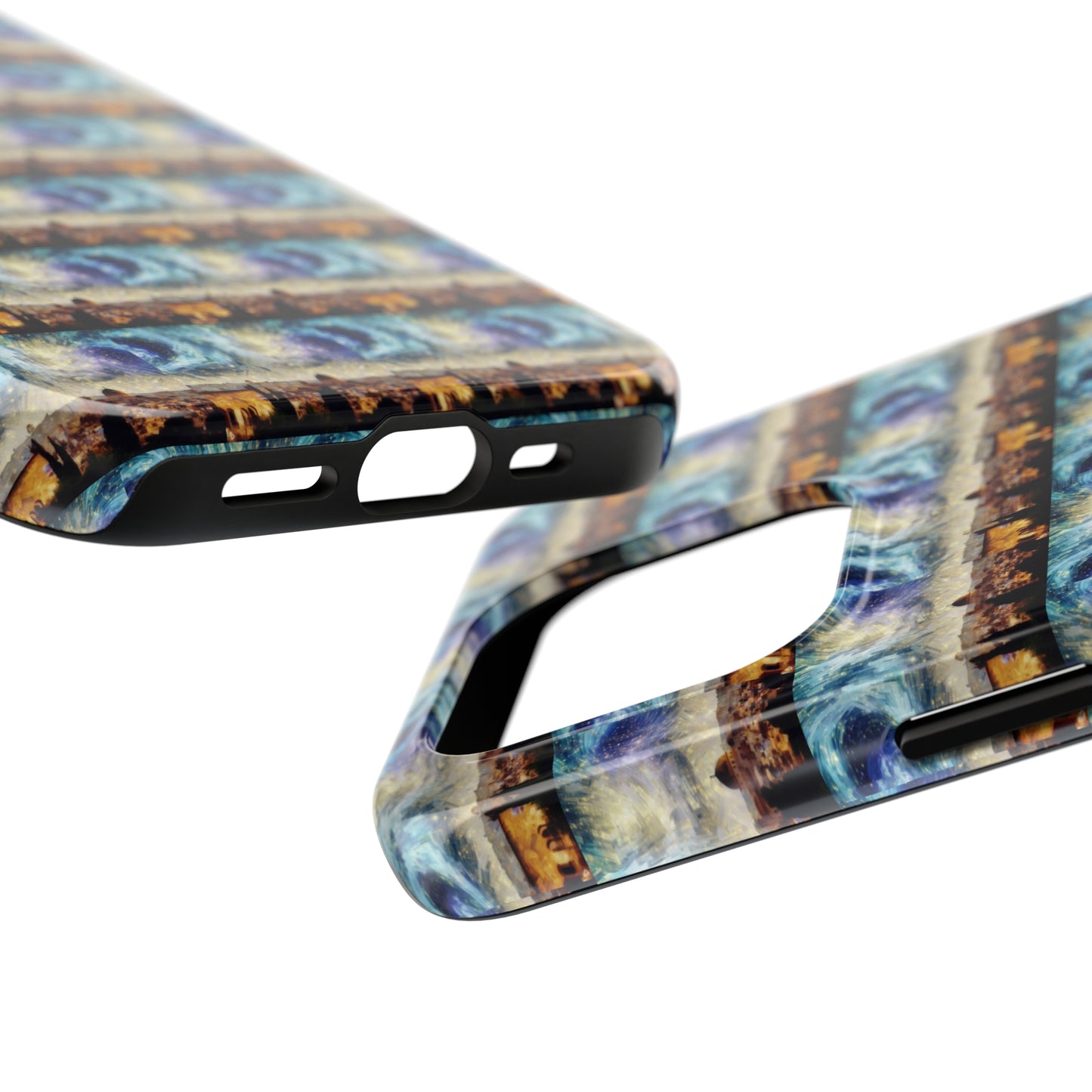 AImagination Collection iPhone Tough Case - "Starry Jerusalem" - The God Ball Originals by Chris Rabalais (2024)
