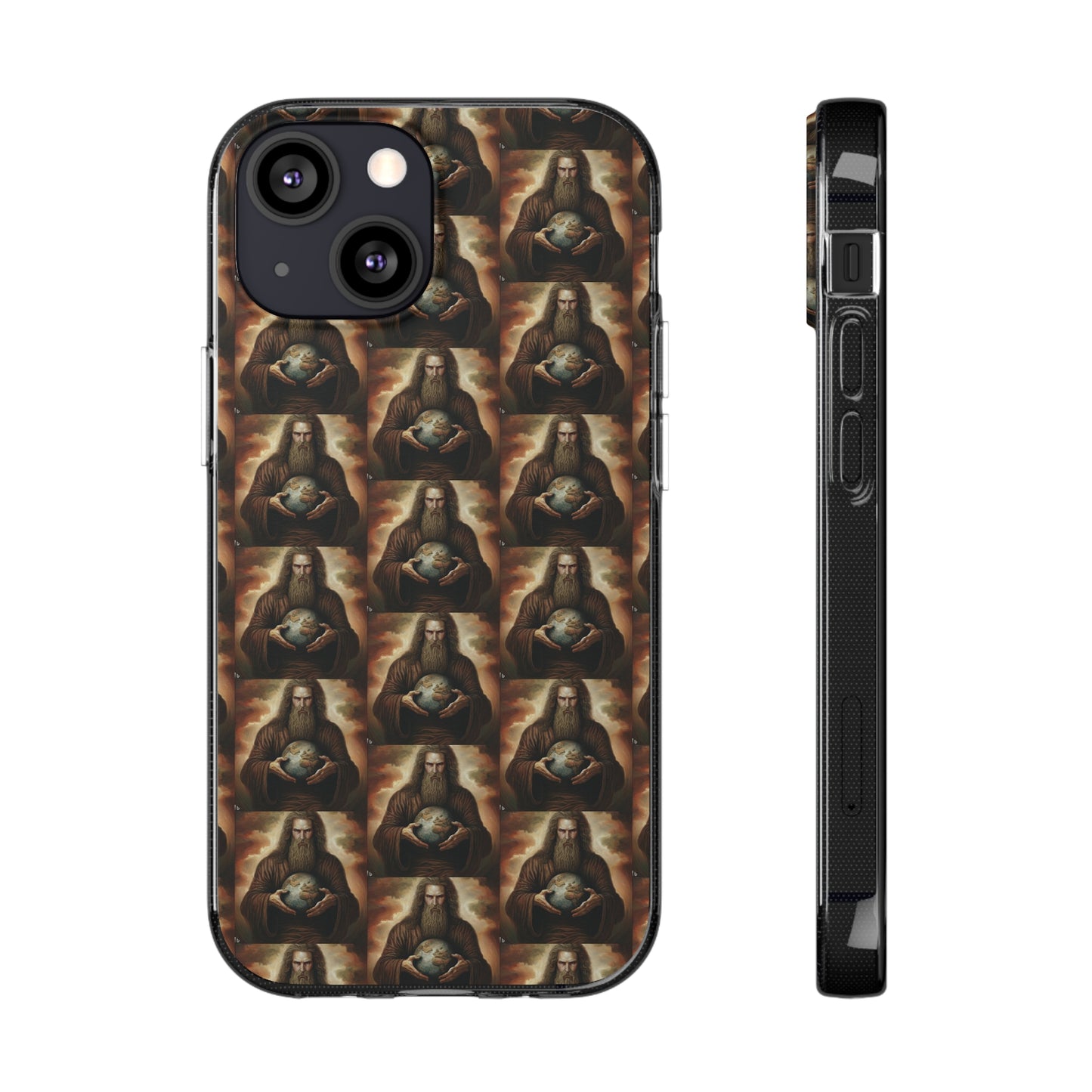 AImagination Collection Soft Phone Cases - "Yahweh's World" - The God Ball Originals by Chris Rabalais (2024)