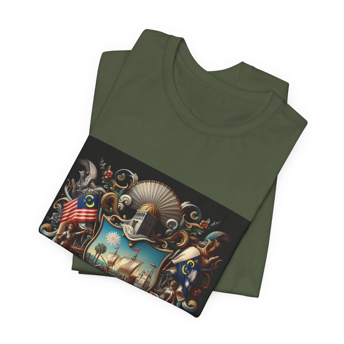 South Carolina Vintage Christian Crusader - Unisex Jersey Tee - USA - 100% Charity Benefit - The God Vote Collection by Chris Rabalais