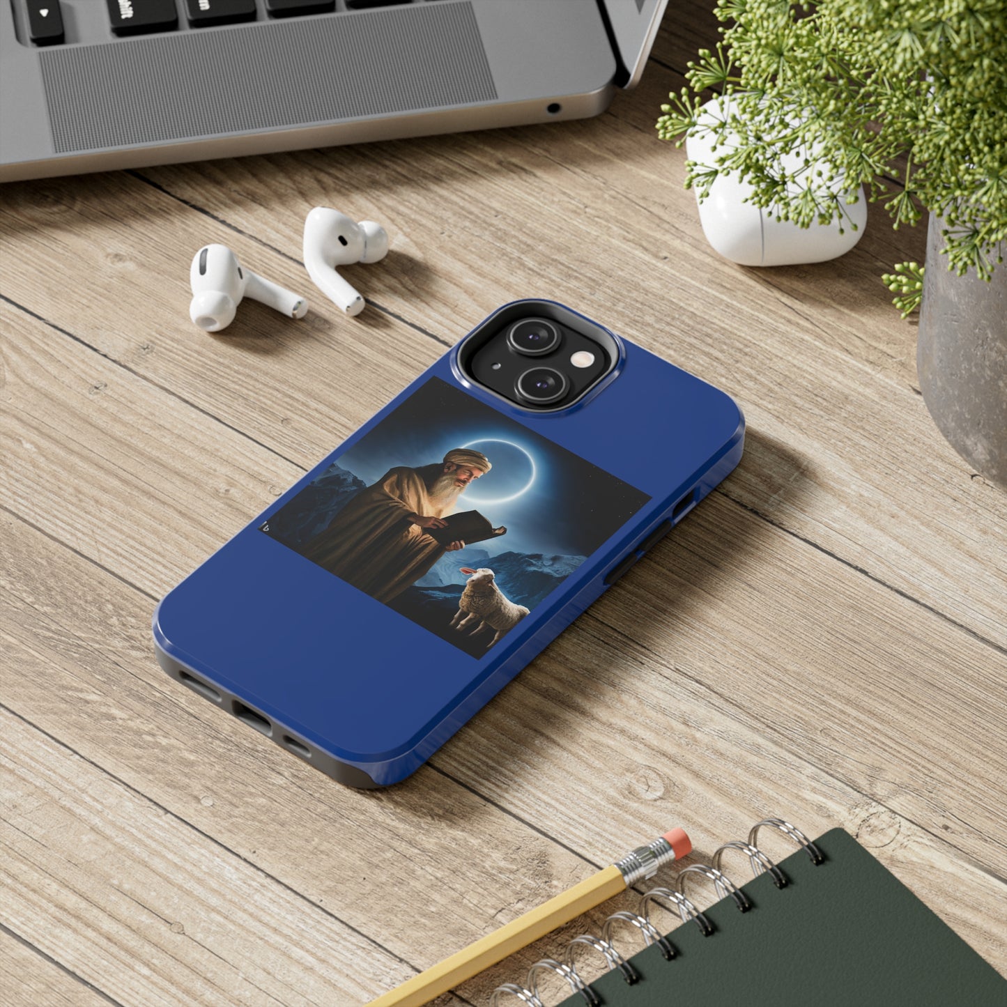 AImagination Collection iPhone Tough Case - "Feed My Sheep" - The God Ball Originals by Chris Rabalais (2024)