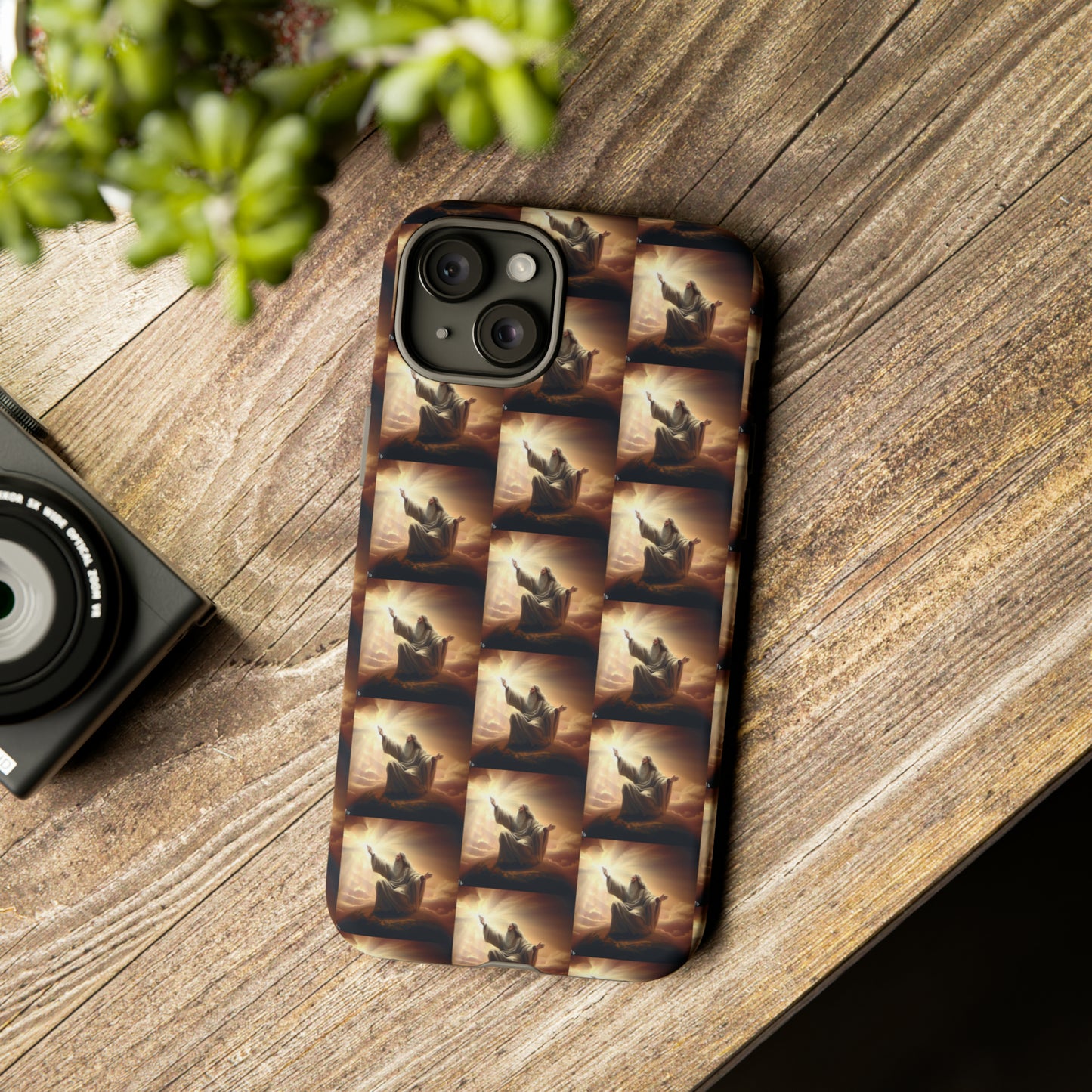 AImagination Collection iPhone Tough Case - "Let There Be Light" - The God Ball Originals by Chris Rabalais (2024)