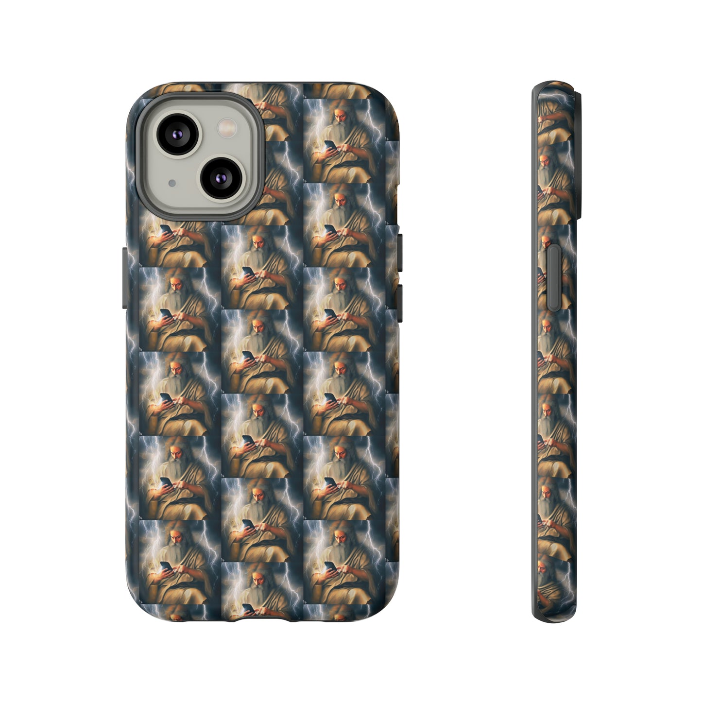 AImagination Collection iPhone Tough Cases - "The Watchman" - The God Ball Originals by Chris Rabalais (2024)