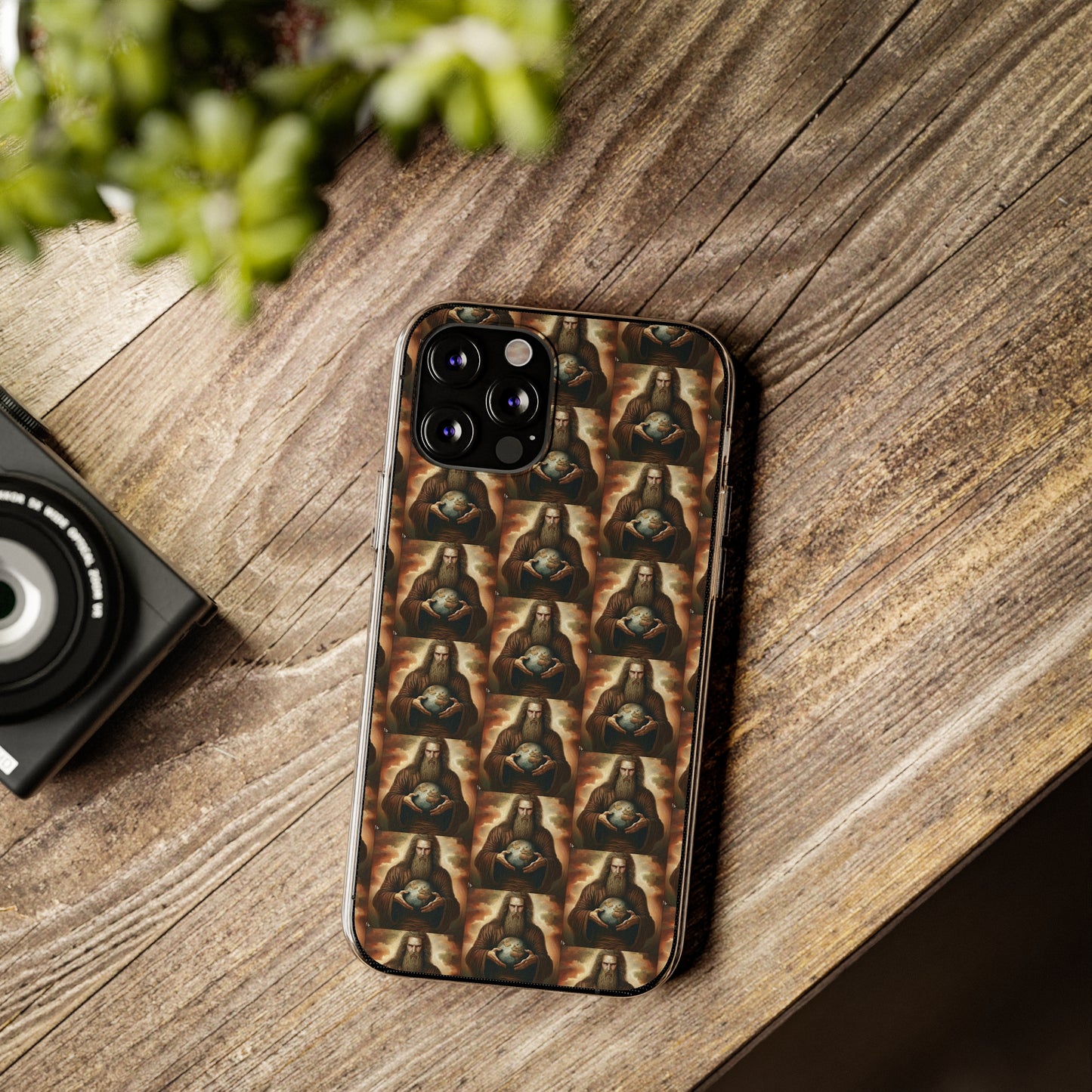 AImagination Collection Soft Phone Cases - "Yahweh's World" - The God Ball Originals by Chris Rabalais (2024)
