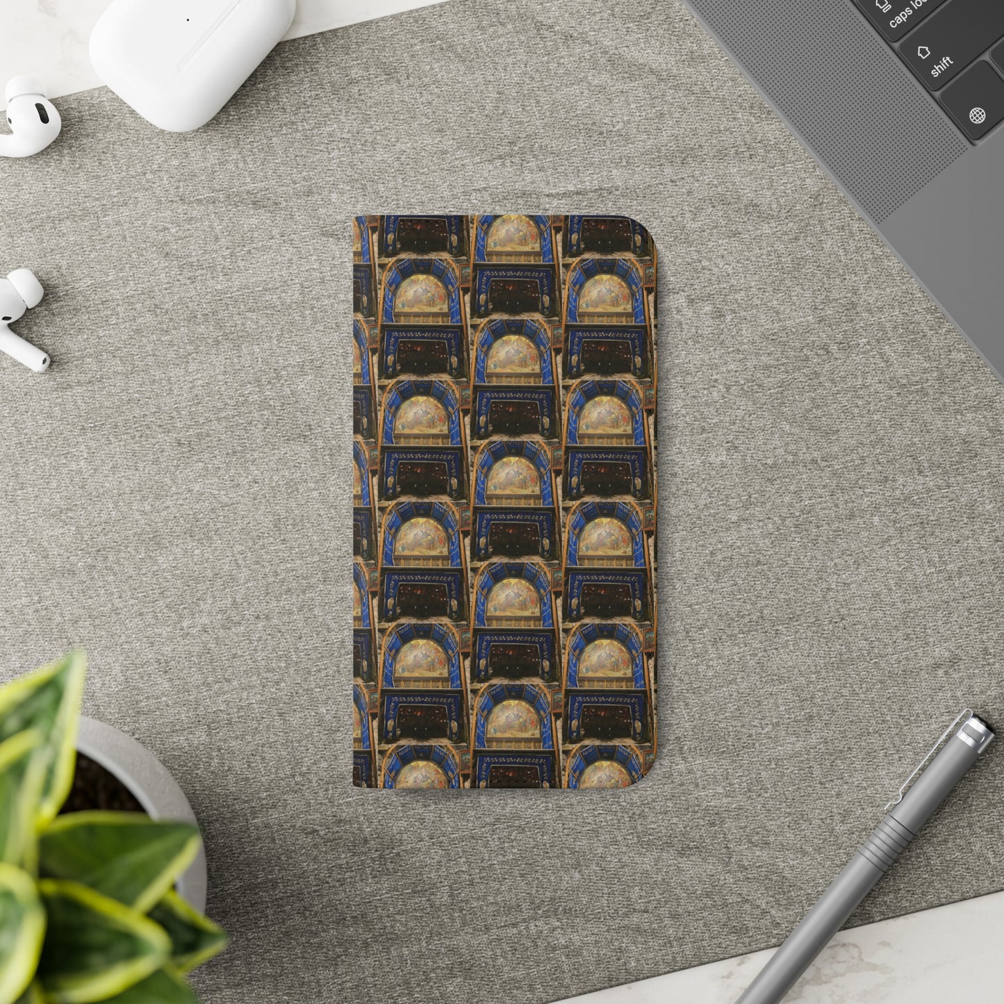 Holy Land Origins Apple iPhone Flip Cases - Church of the Nativity at Bethlehem - The God Ball Originals by Chris Rabalais (2024)