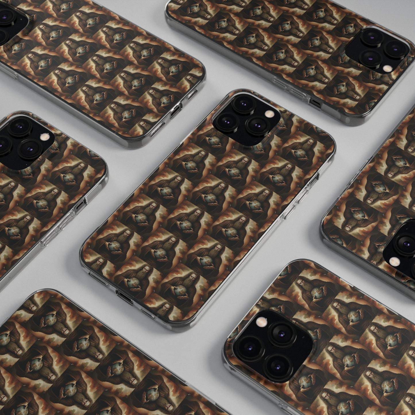 AImagination Collection Soft Phone Cases - "Yahweh's World" - The God Ball Originals by Chris Rabalais (2024)