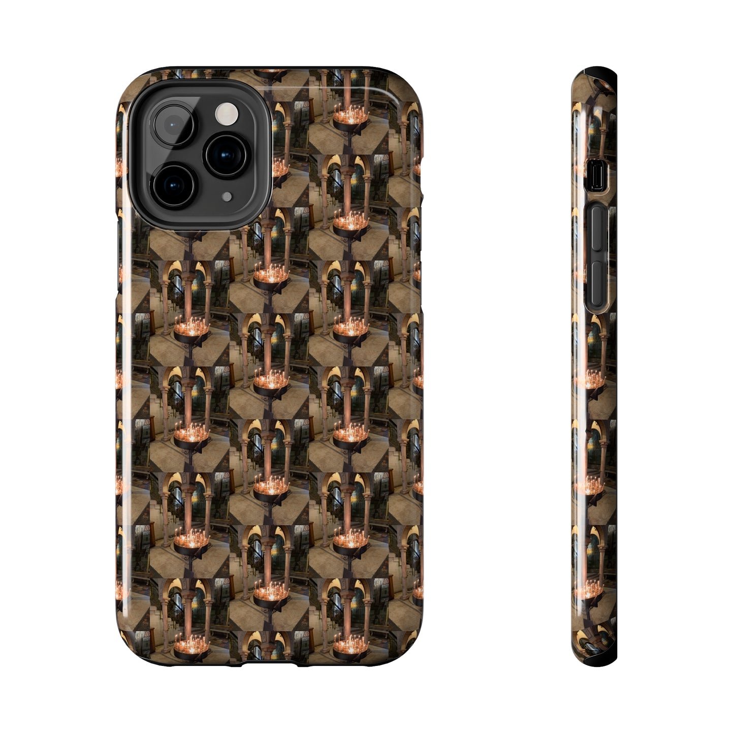 Holy Land Origins Apple iPhone Tough Case - Church of the Holy Sepulchre at Jerusalem - The God Ball Originals by Chris Rabalais (2024)