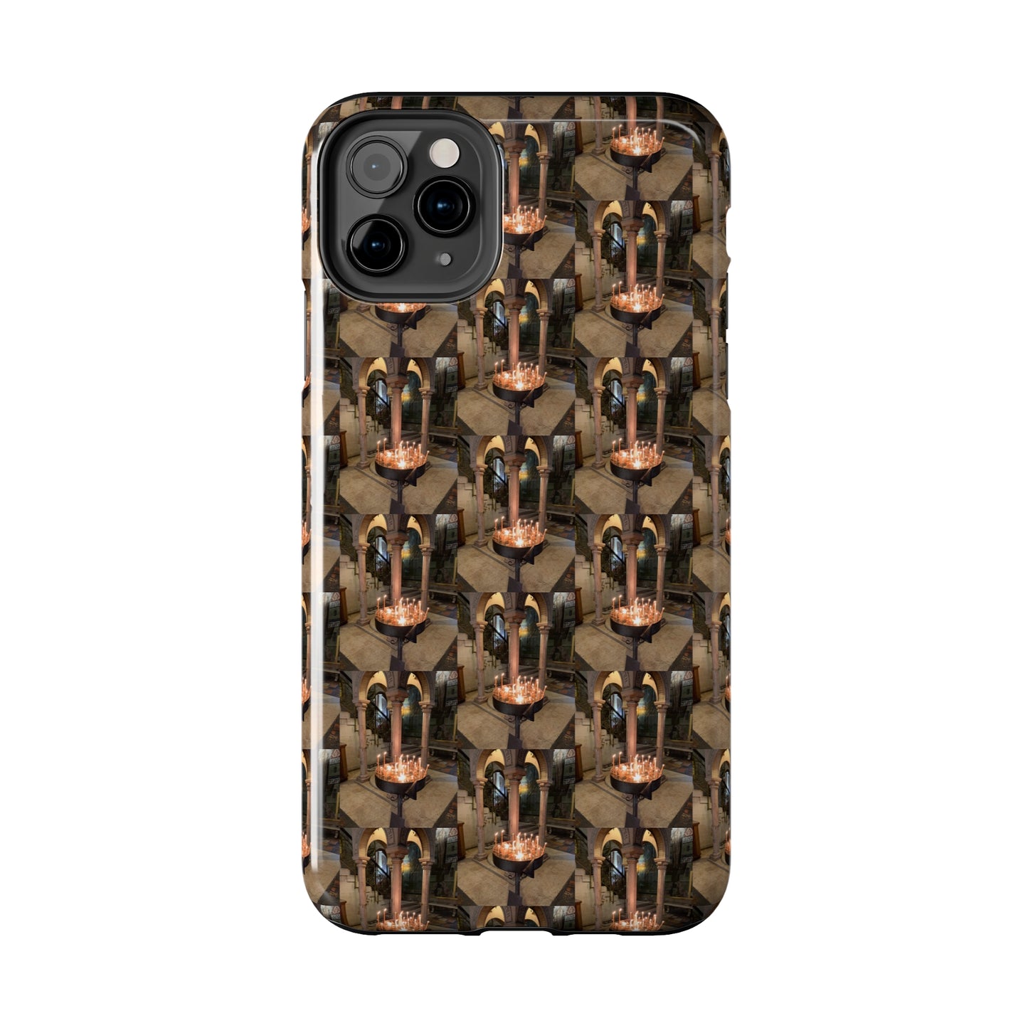Holy Land Origins Apple iPhone Tough Case - Church of the Holy Sepulchre at Jerusalem - The God Ball Originals by Chris Rabalais (2024)