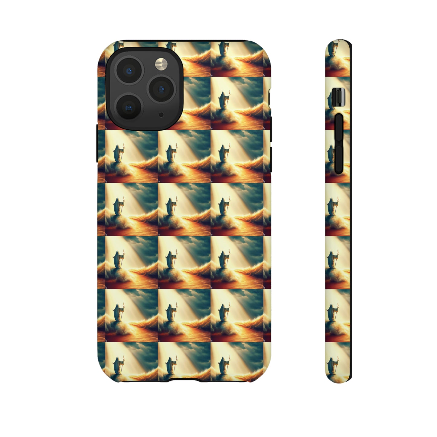 AImagination Collection iPhone Tough Case - "Parting the Sea" - The God Ball Originals by Chris Rabalais (2024)