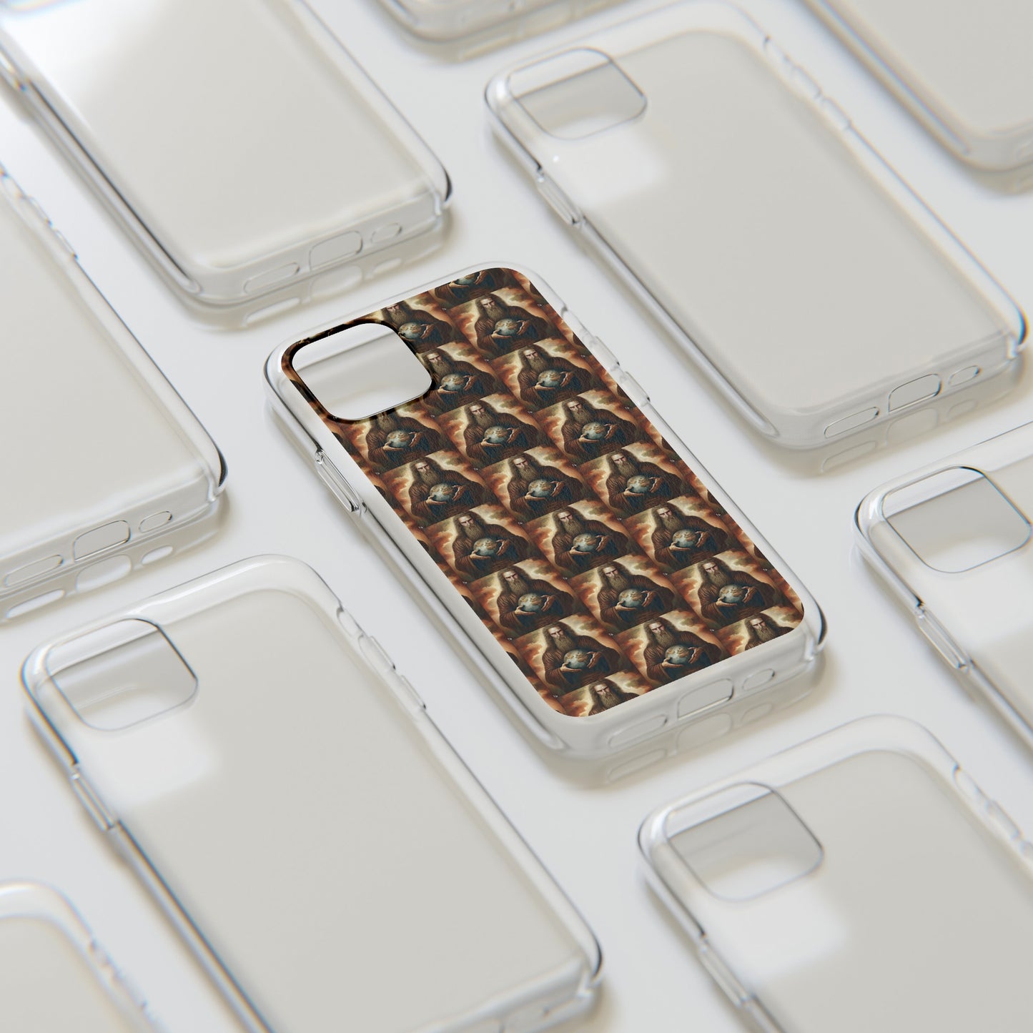 AImagination Collection Soft Phone Cases - "Yahweh's World" - The God Ball Originals by Chris Rabalais (2024)