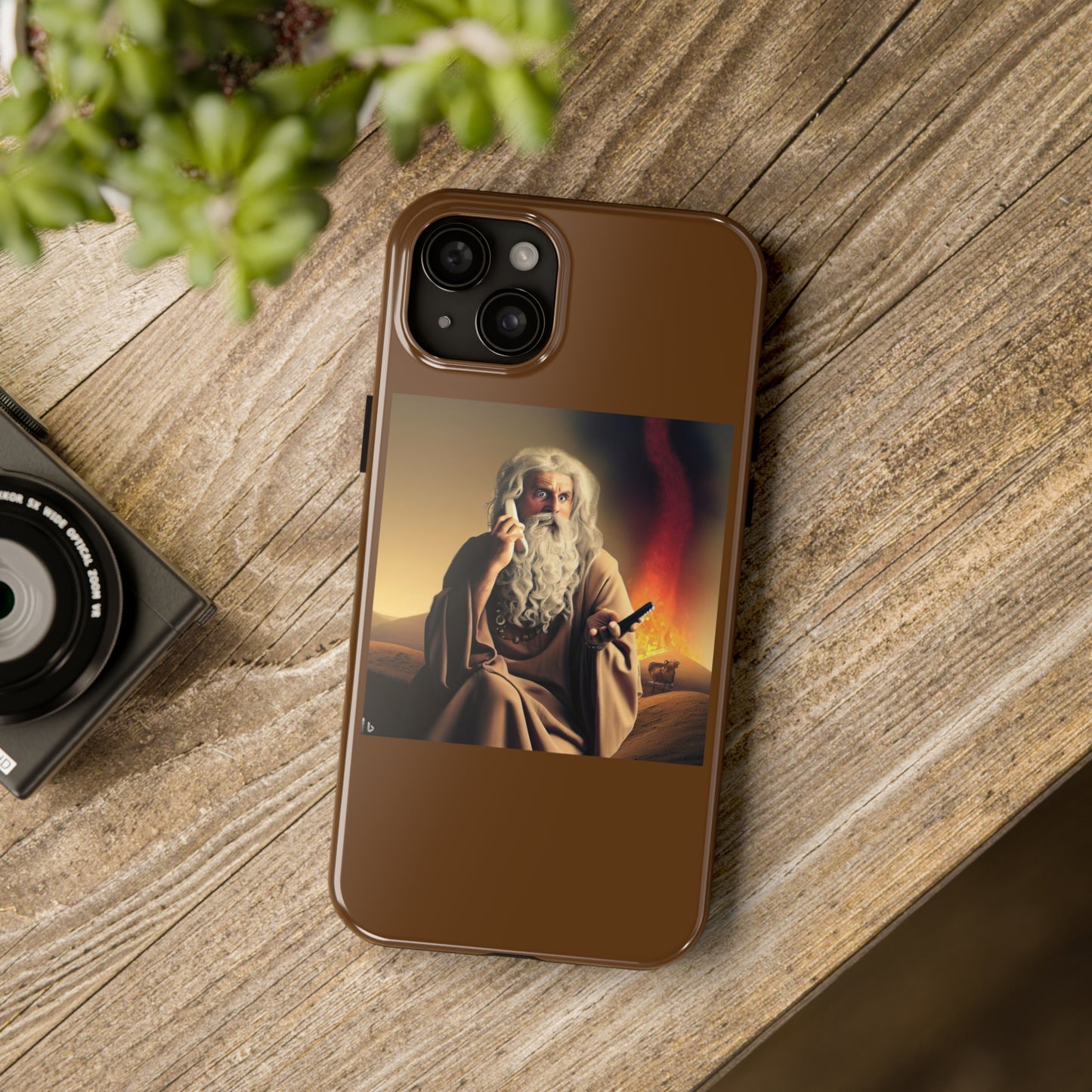AImagination Collection iPhone Tough Case - "Warning Ignored" - The God Ball Originals by Chris Rabalais (2024)