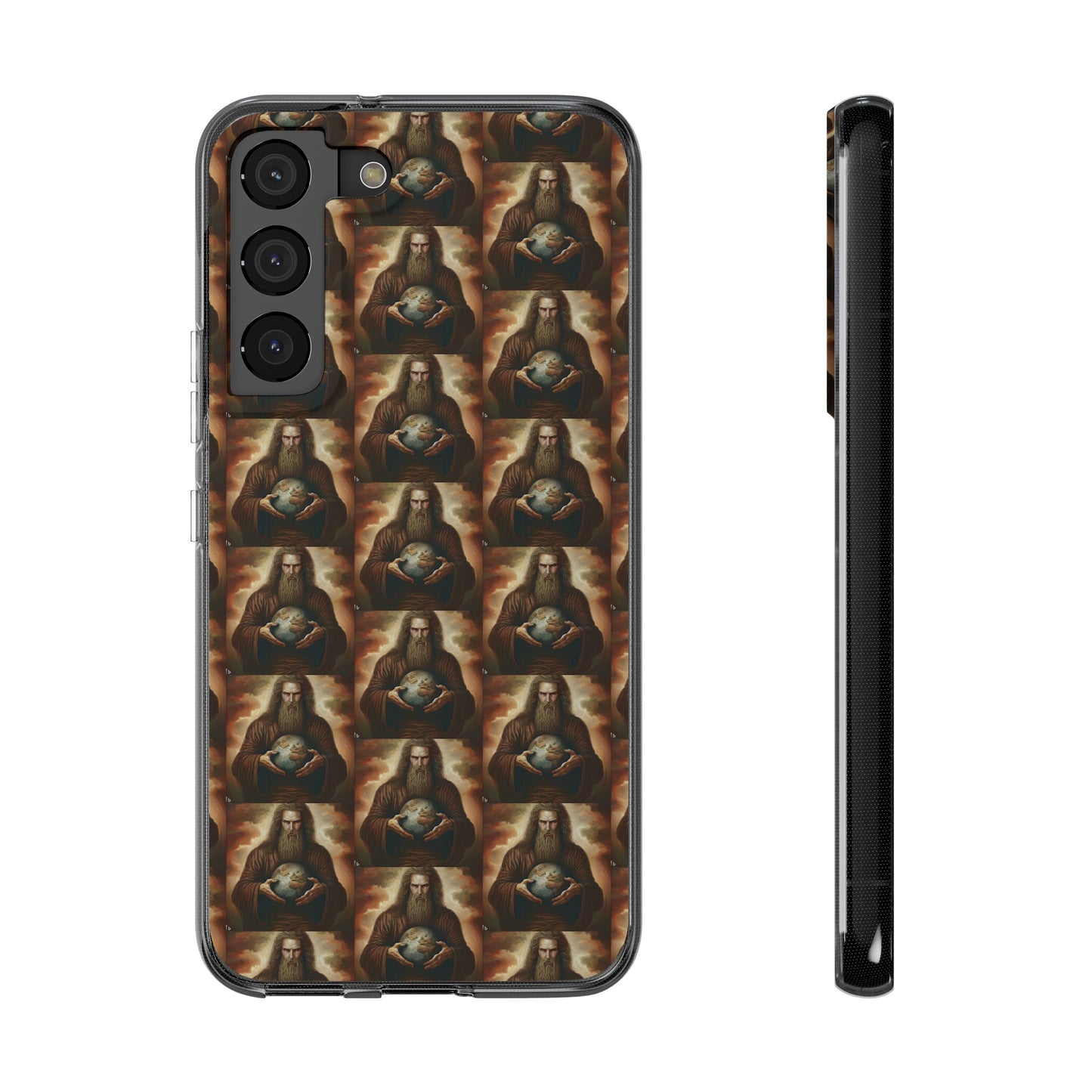 AImagination Collection Soft Phone Cases - "Yahweh's World" - The God Ball Originals by Chris Rabalais (2024)