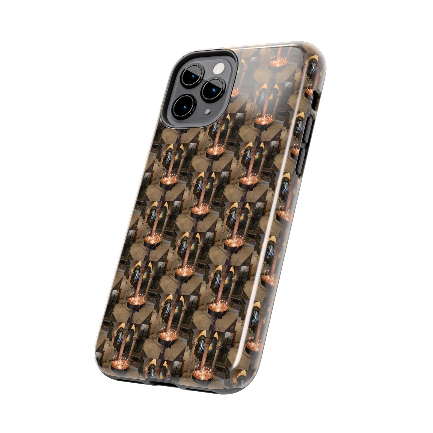 Holy Land Origins Apple iPhone Tough Case - Church of the Holy Sepulchre at Jerusalem - The God Ball Originals by Chris Rabalais (2024)
