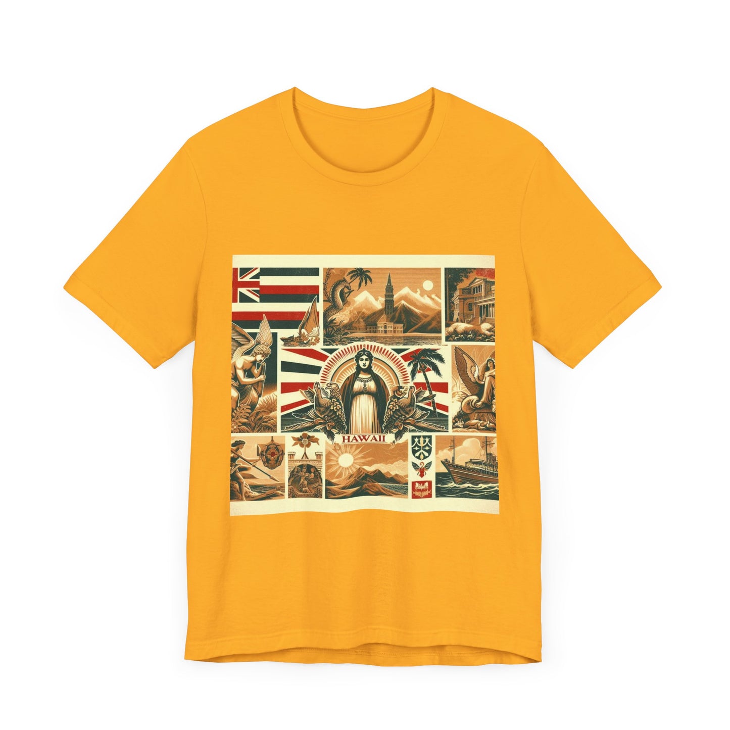 Hawaii Vintage Christian Crusader - Unisex Jersey Tee - USA - 100% Charity Benefit - The God Vote Collection by Chris Rabalais