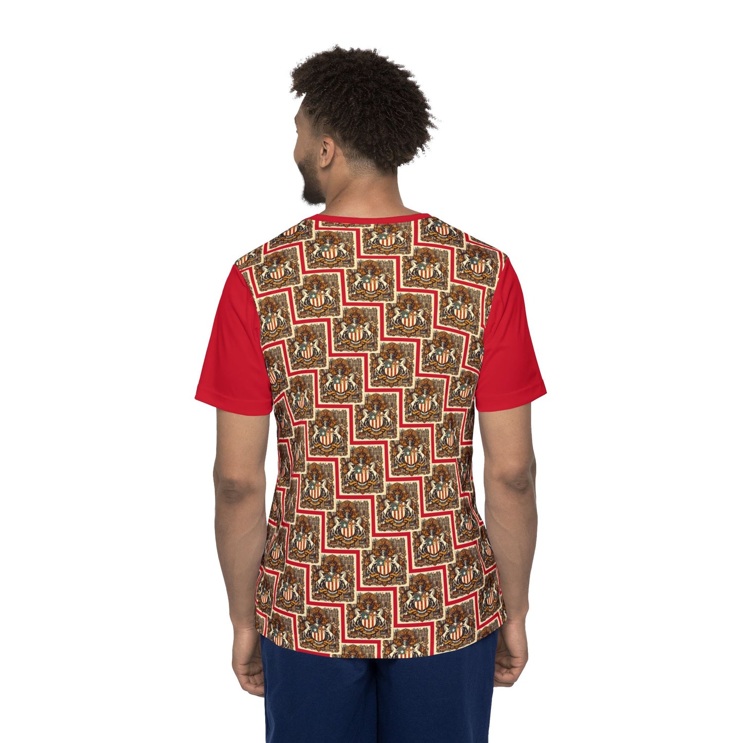 Puerto Rico Vintage Christian Crusader - Premium Sports Jersey - USA - 100% Charity Benefit - The God Vote Collection by Chris Rabalais