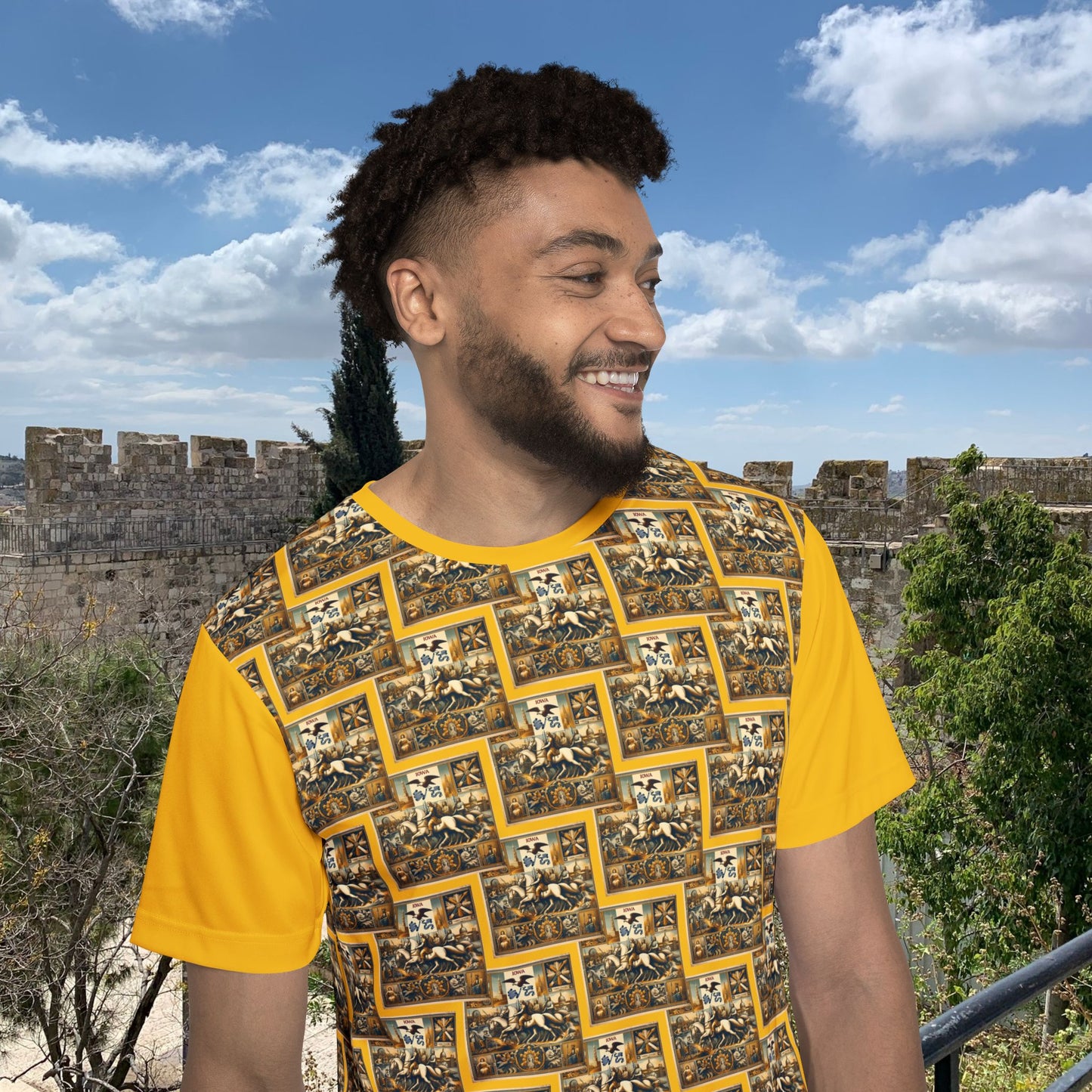 Iowa Vintage Christian Crusader - Premium Sports Jersey - USA - 100% Charity Benefit - The God Vote Collection by Chris Rabalais
