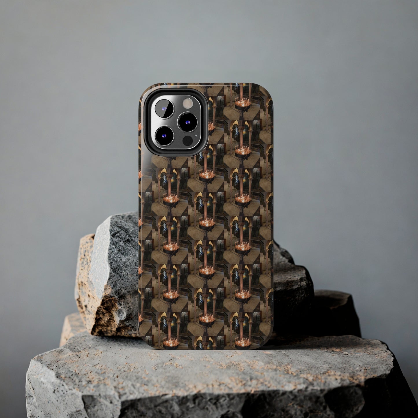 Holy Land Origins Apple iPhone Tough Case - Church of the Holy Sepulchre at Jerusalem - The God Ball Originals by Chris Rabalais (2024)