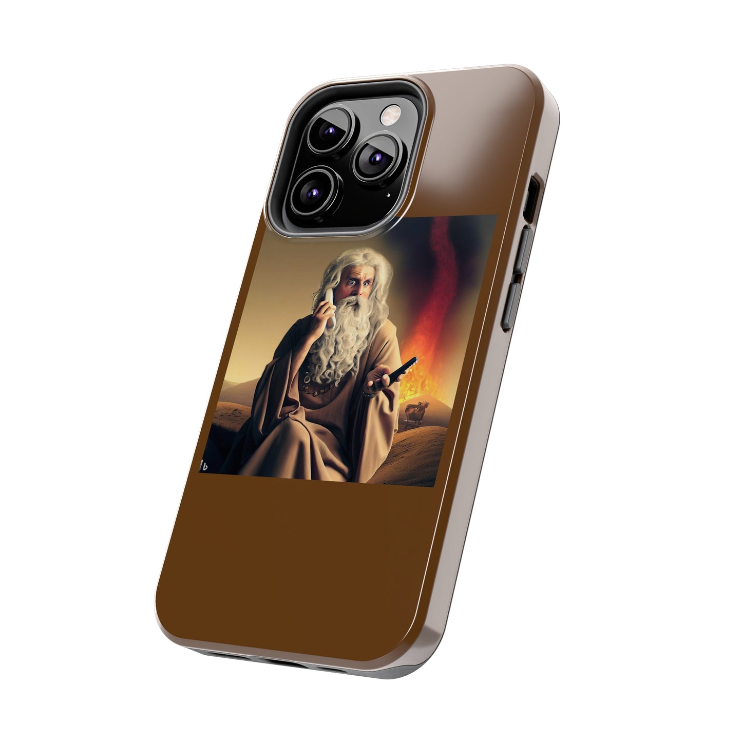 AImagination Collection iPhone Tough Case - "Warning Ignored" - The God Ball Originals by Chris Rabalais (2024)