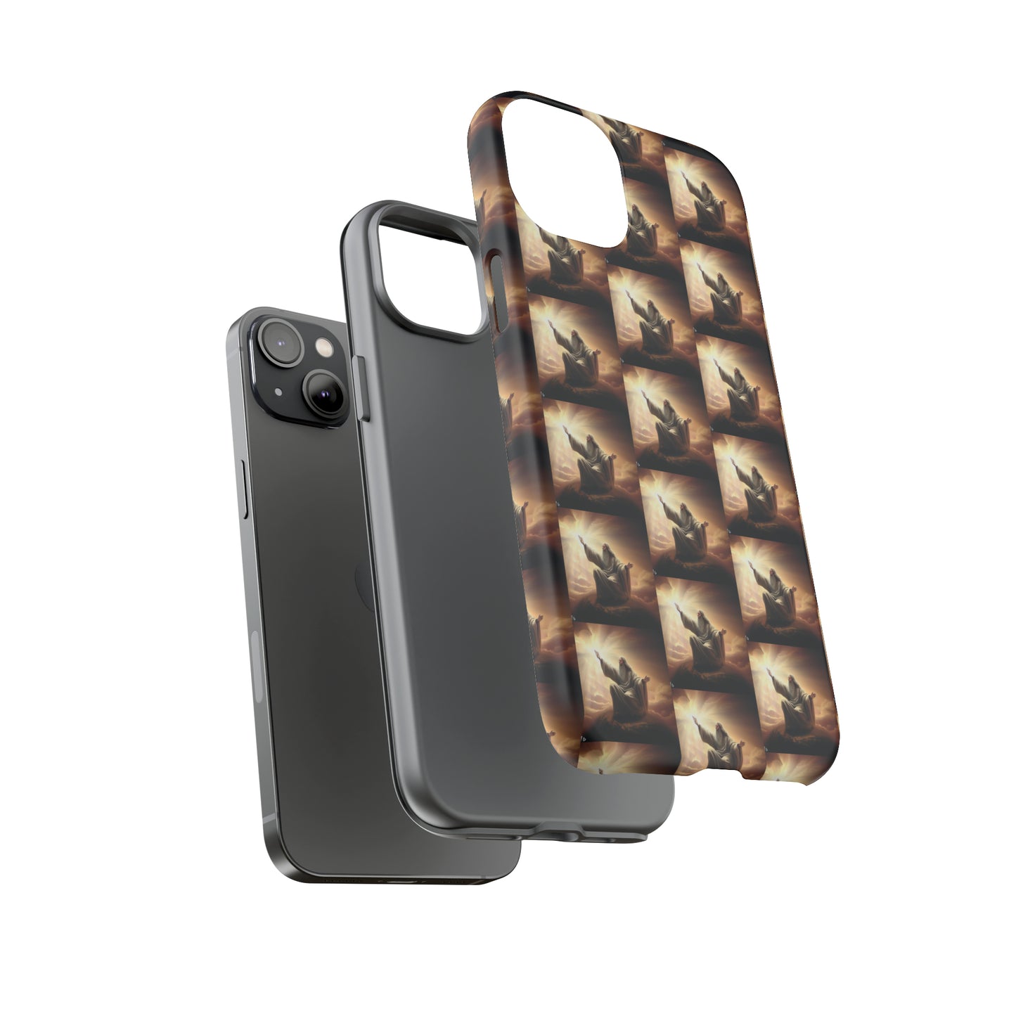 AImagination Collection iPhone Tough Case - "Let There Be Light" - The God Ball Originals by Chris Rabalais (2024)