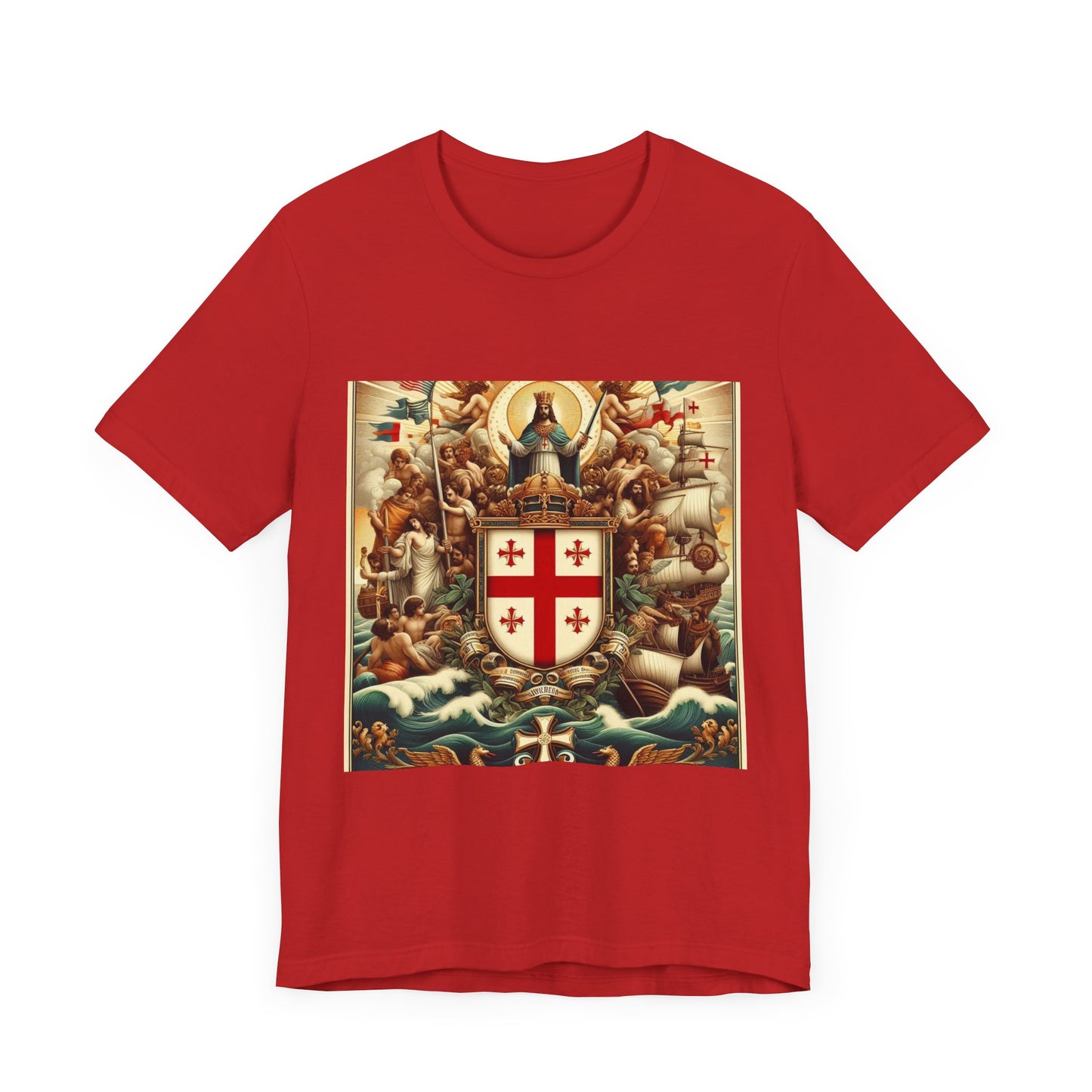 Northern Mariana Vintage Christian Crusader - Unisex Jersey Tee - USA - 100% Charity Benefit - The God Vote Collection by Chris Rabalais