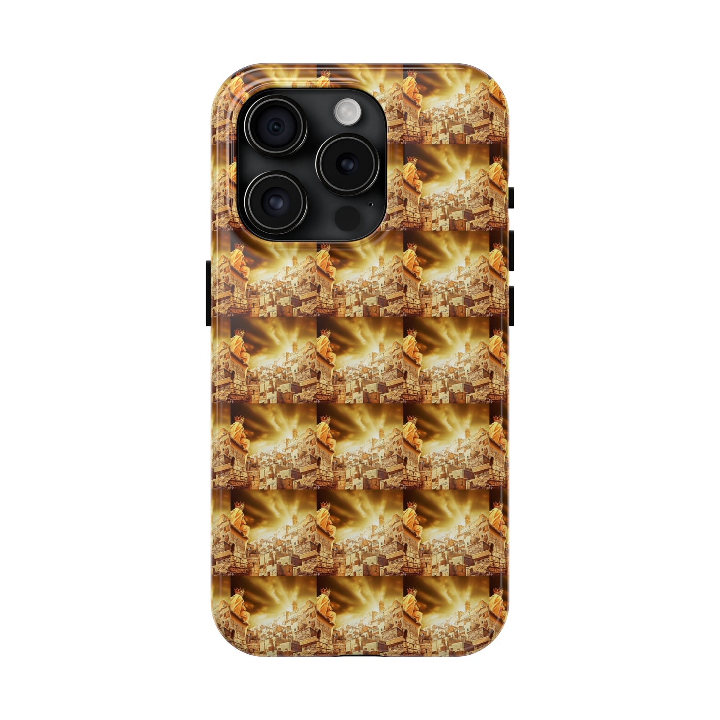 AImagination Collection Apple iPhone Tough Case - "The Golden Kingdom" - The God Ball Originals by Chris Rabalais