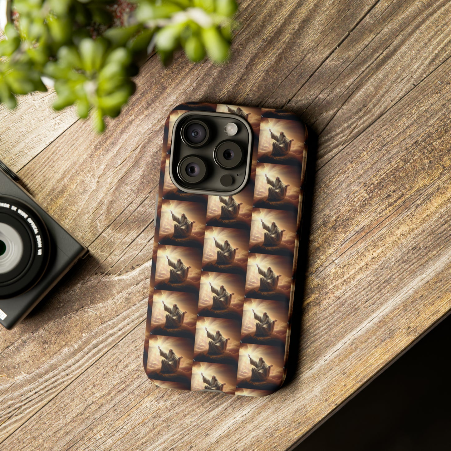 AImagination Collection iPhone Tough Case - "Let There Be Light" - The God Ball Originals by Chris Rabalais (2024)