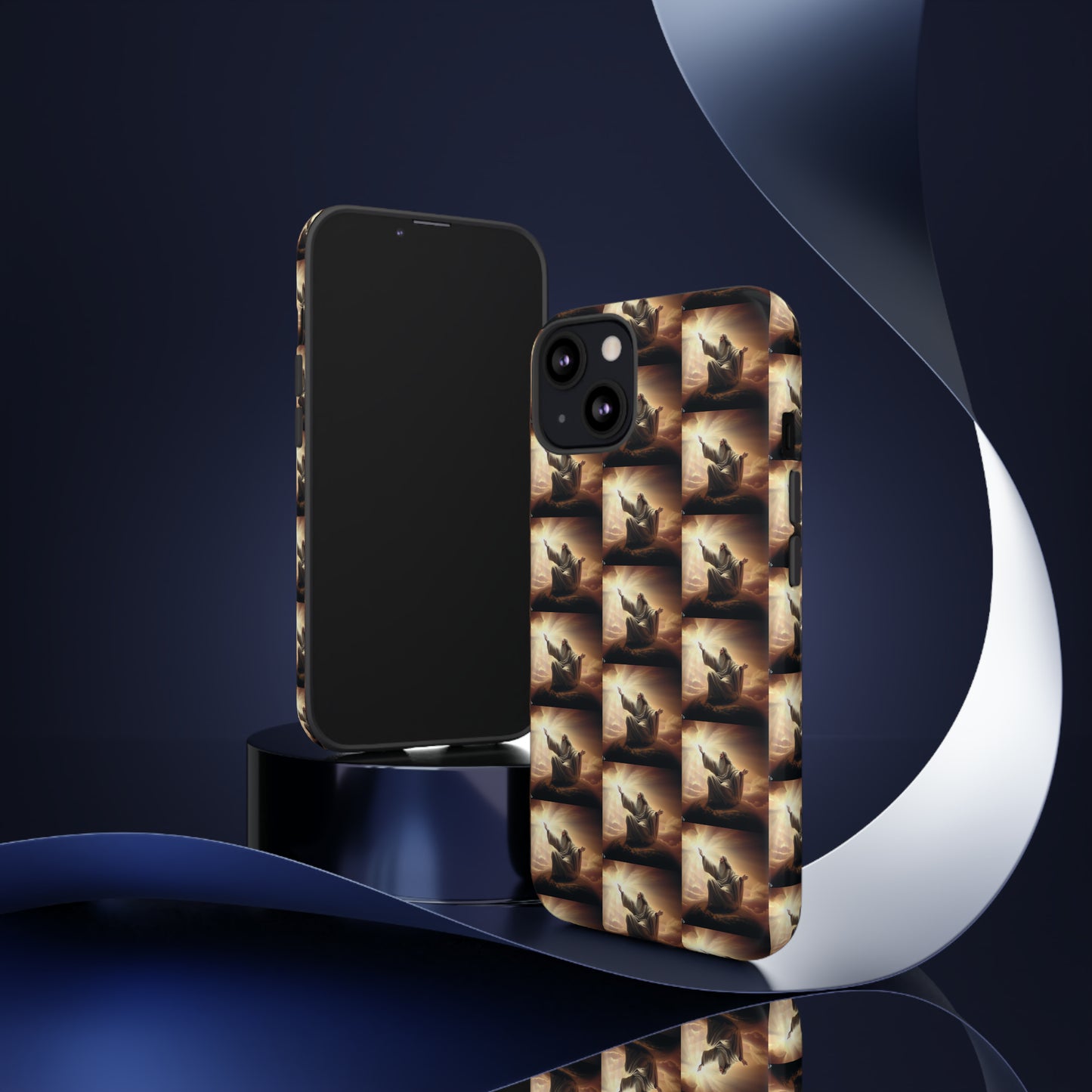 AImagination Collection iPhone Tough Case - "Let There Be Light" - The God Ball Originals by Chris Rabalais (2024)