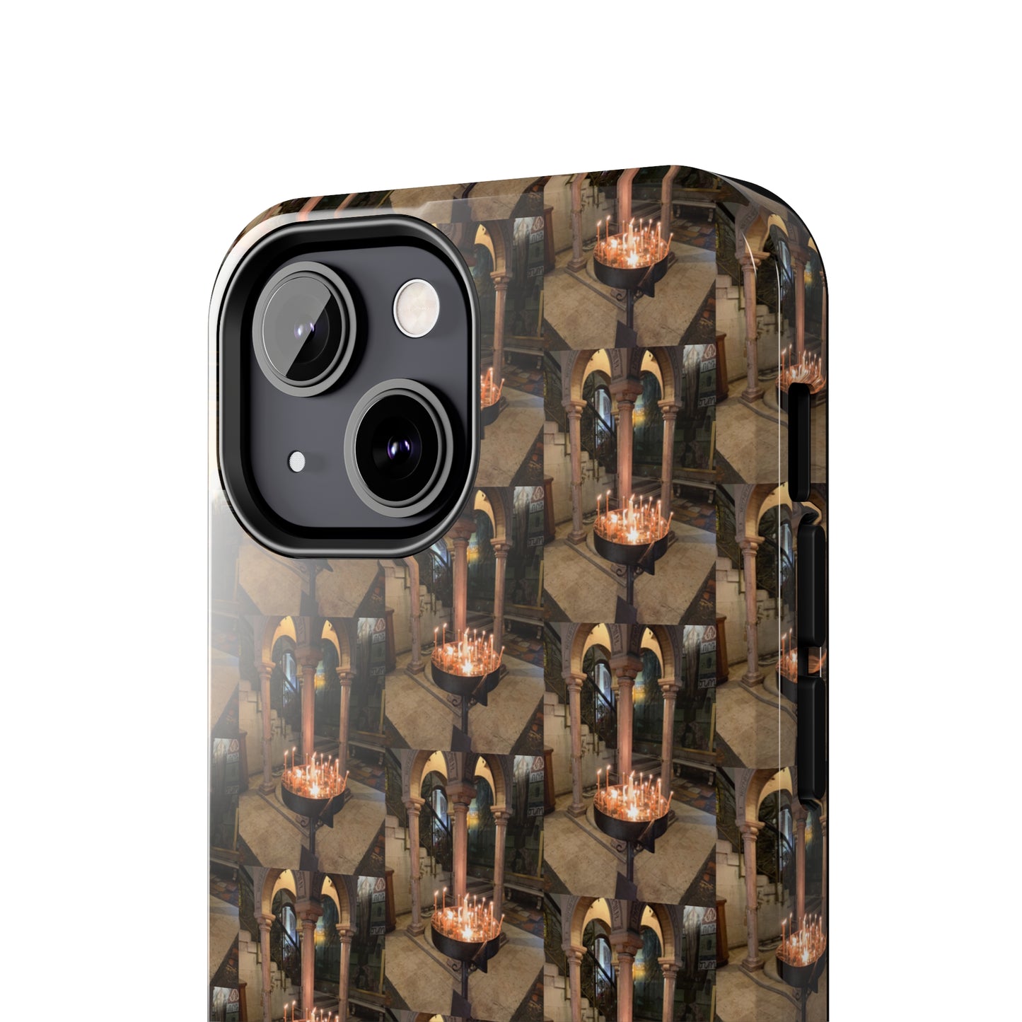 Holy Land Origins Apple iPhone Tough Case - Church of the Holy Sepulchre at Jerusalem - The God Ball Originals by Chris Rabalais (2024)