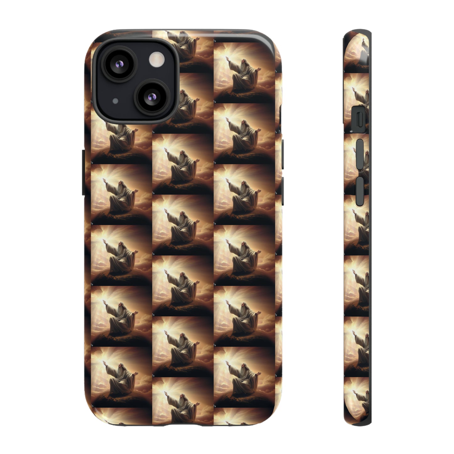 AImagination Collection iPhone Tough Case - "Let There Be Light" - The God Ball Originals by Chris Rabalais (2024)