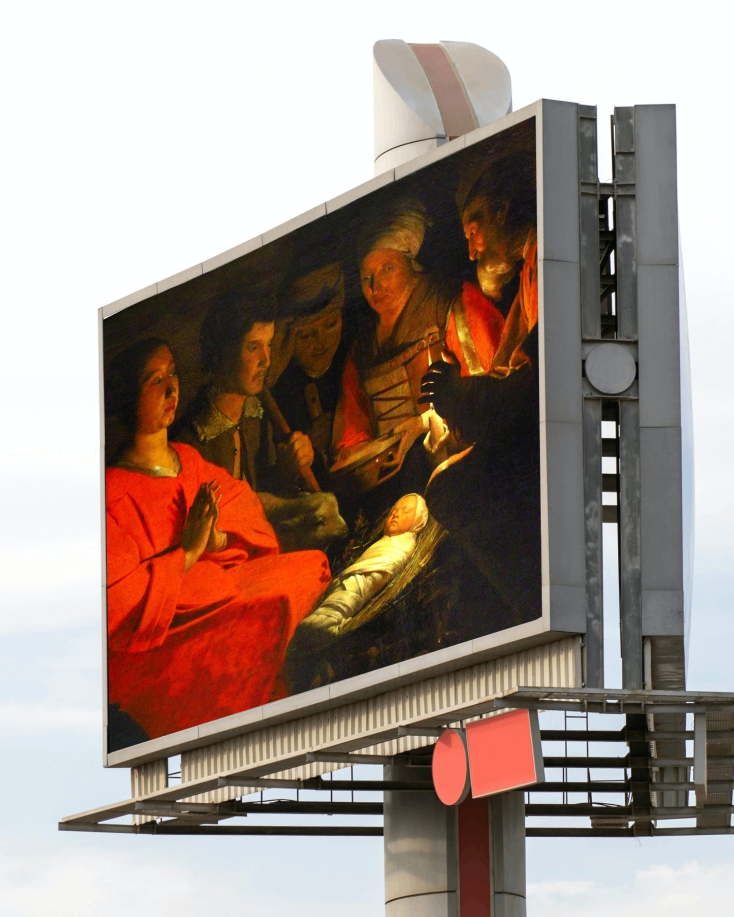 Adoration of the Shepherds by Georges de La Tour 1645 France Oil on Canvas Tapestry Orthodox Catholic Christian Bible Scripture Christ Gift