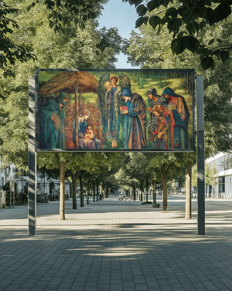 The Star of Bethlehem by Edward Burne-Jones 1890 Water Color Painting Tapestry Catholic Christian Orthodox Icon Bible Scripture Christ Gift