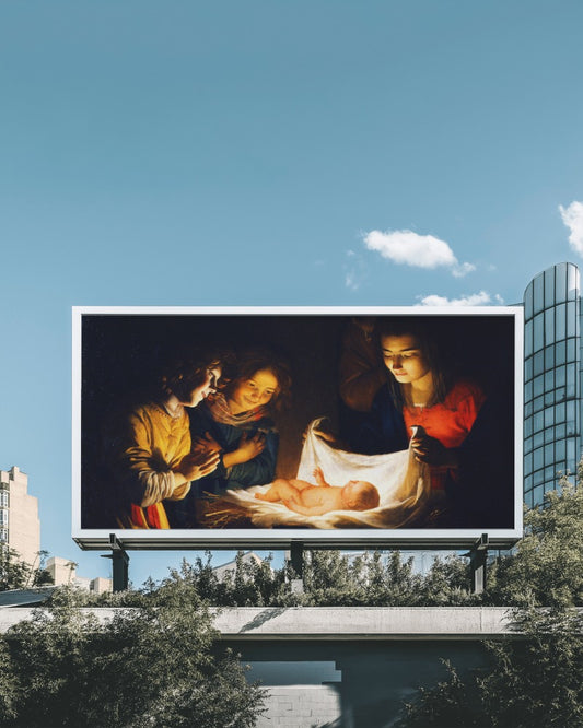 Jesus Adoration of the Child by Gerard van Honthorst 1620 Oil Painting Tapestry Catholic Christian Orthodox Icon Bible Scripture Christ Gift