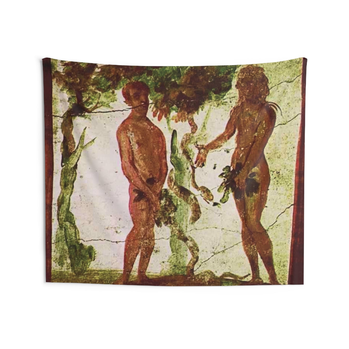 Adam and Eve in Saint Marcellinus & Peter Catacombs 4th AD Painting Tapestry Catholic Christian Orthodox Icon Bible Scripture Christmas Gift