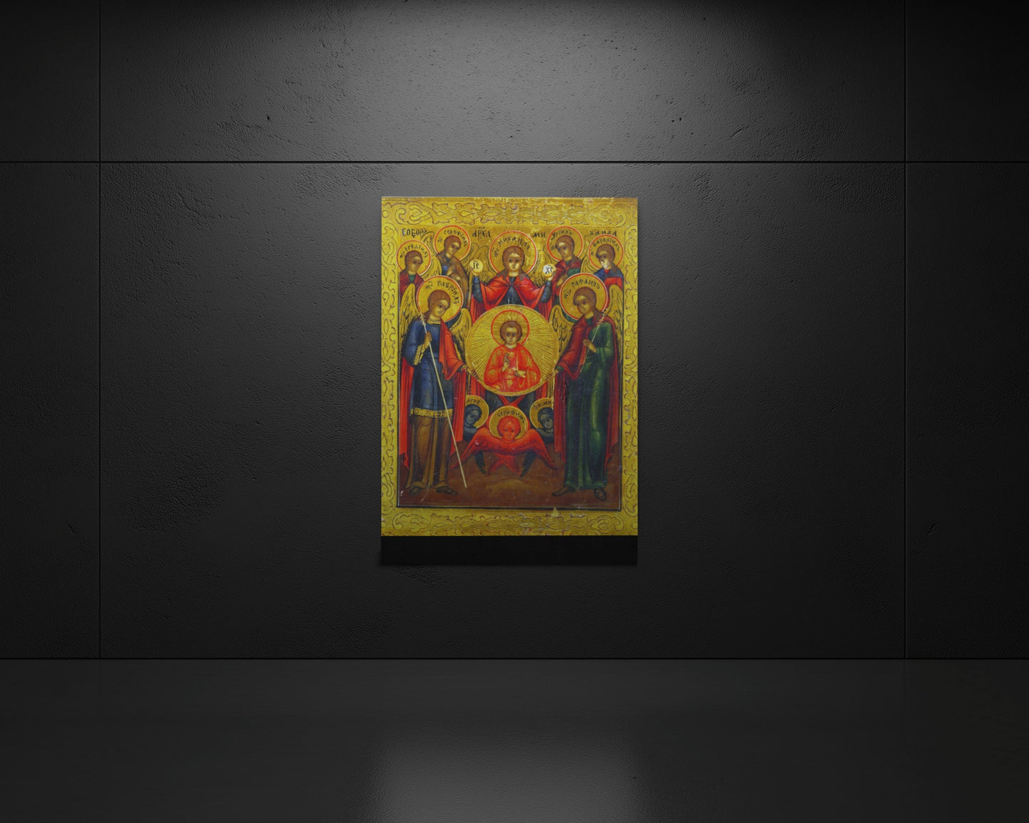 Synaxis of the Archangel Michael and the Other Bodiless Powers Orthodox Icon Home Tapestry Catholic Christian Bible Scripture Christ Gift