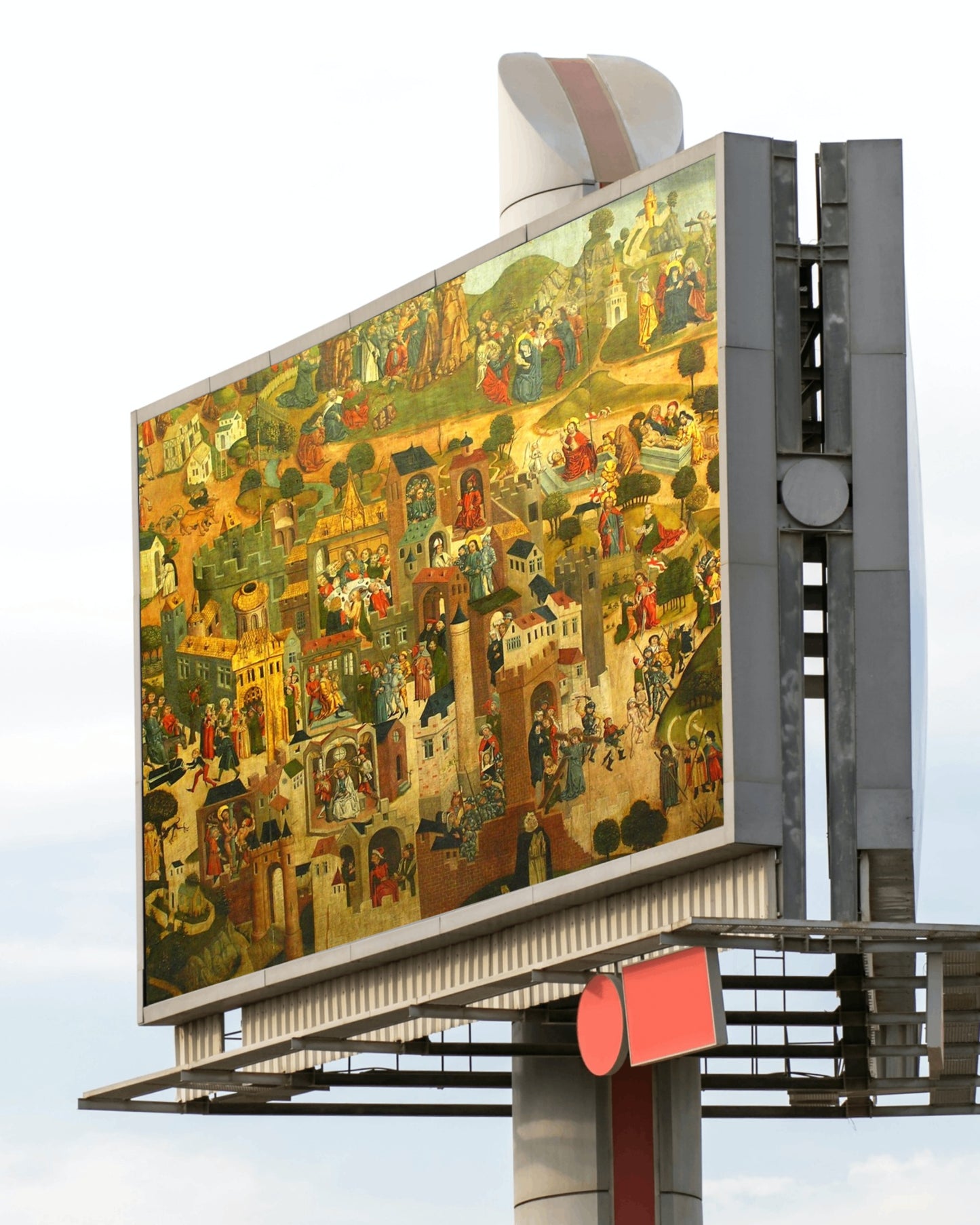 Passion of the Christ Panel Painting Church of Saint James 1480 Oil on Wood Tapestry Orthodox Catholic Christian Bible Scripture Christ Gift