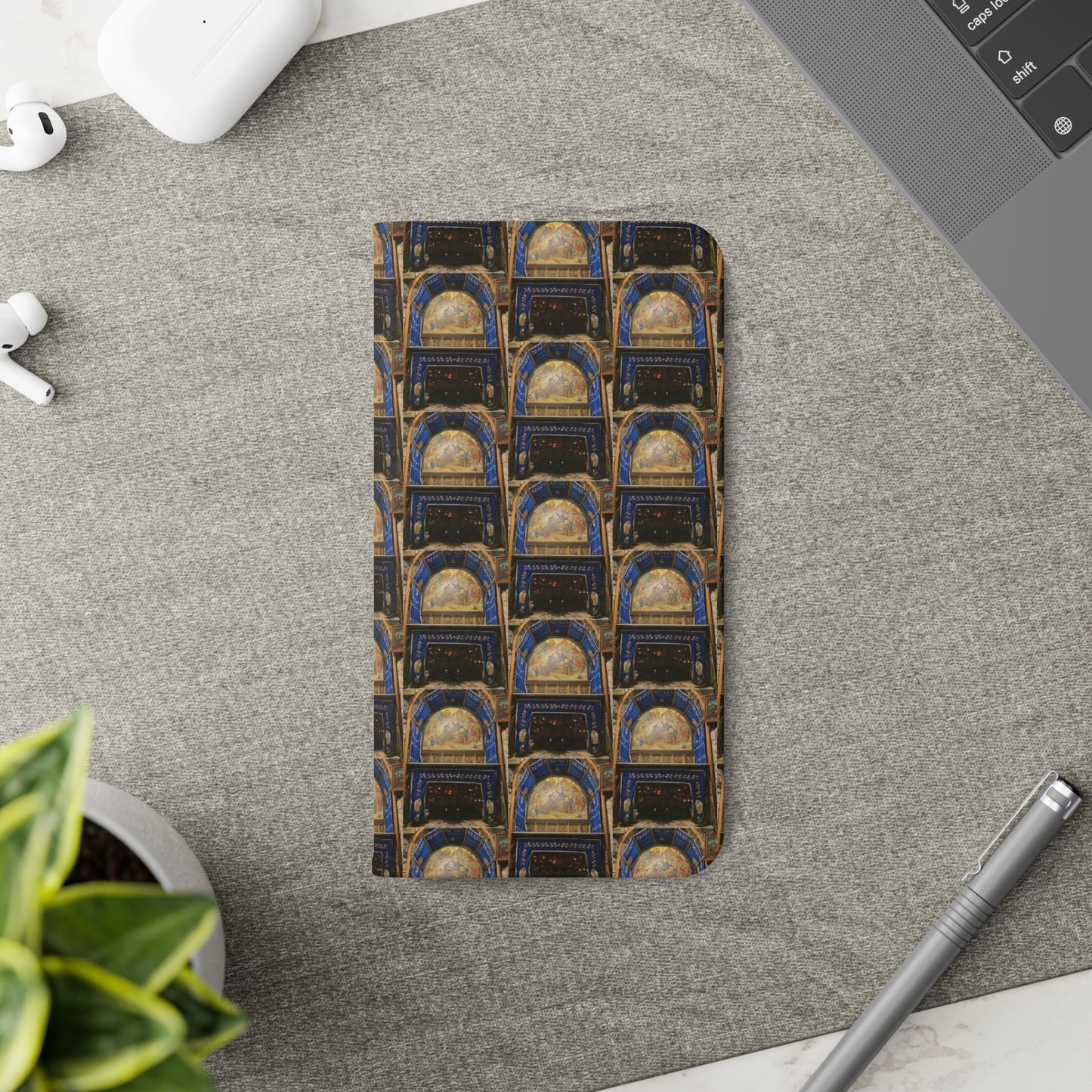 Holy Land Origins Apple iPhone Flip Cases - Church of the Nativity at Bethlehem - The God Ball Originals by Chris Rabalais (2024)