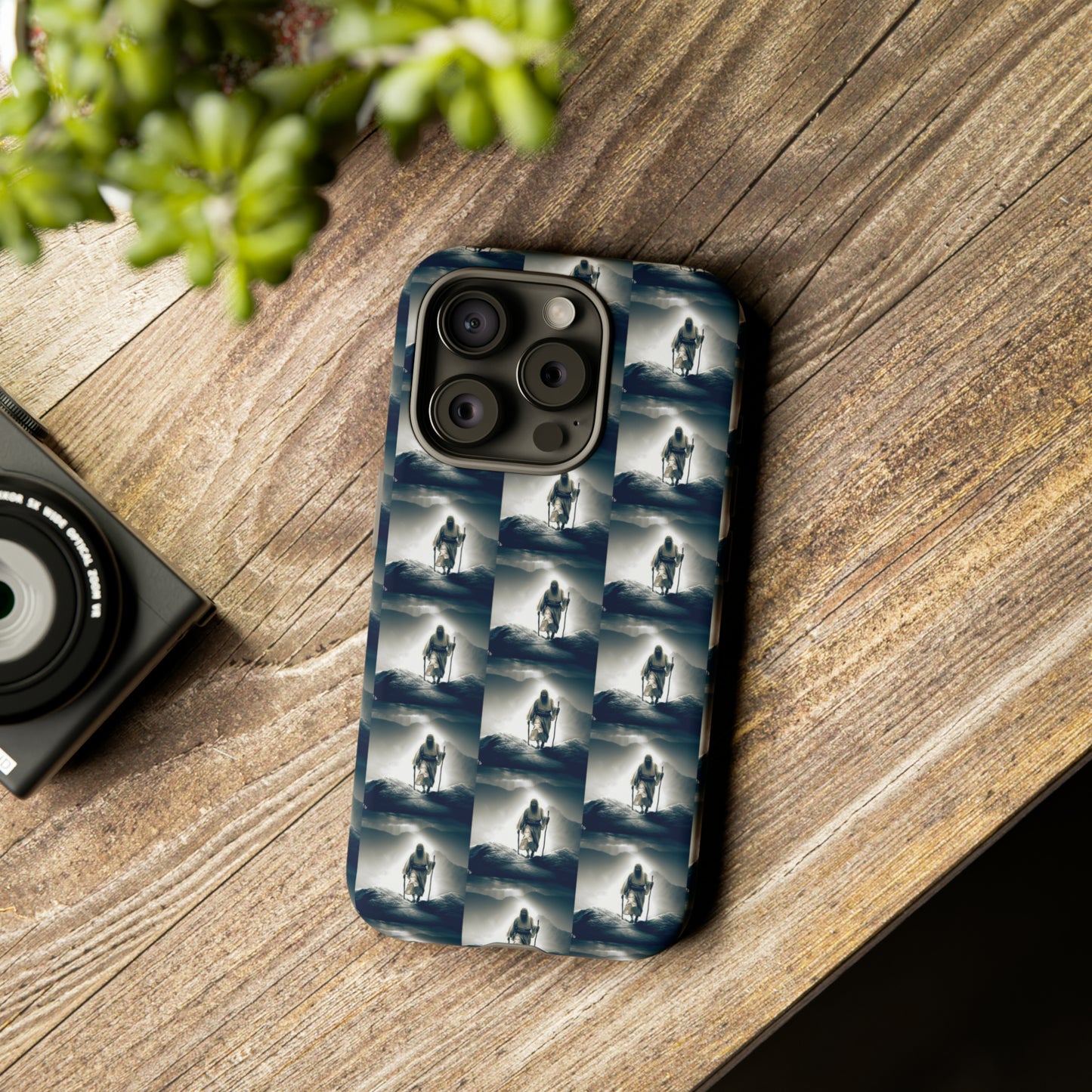 AImagination Collection iPhone Tough Case - "The Walk" - The God Ball Originals by Chris Rabalais (2024)
