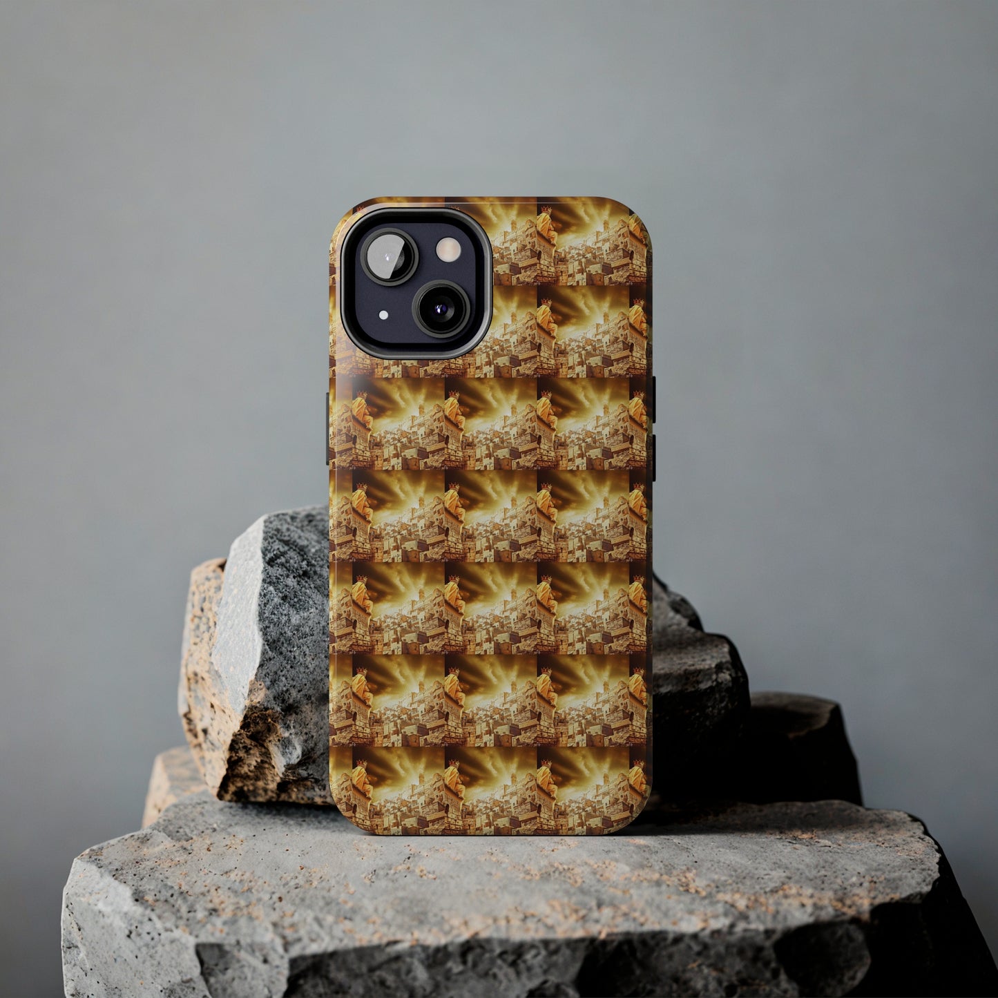 AImagination Collection Apple iPhone Tough Case - "The Golden Kingdom" - The God Ball Originals by Chris Rabalais