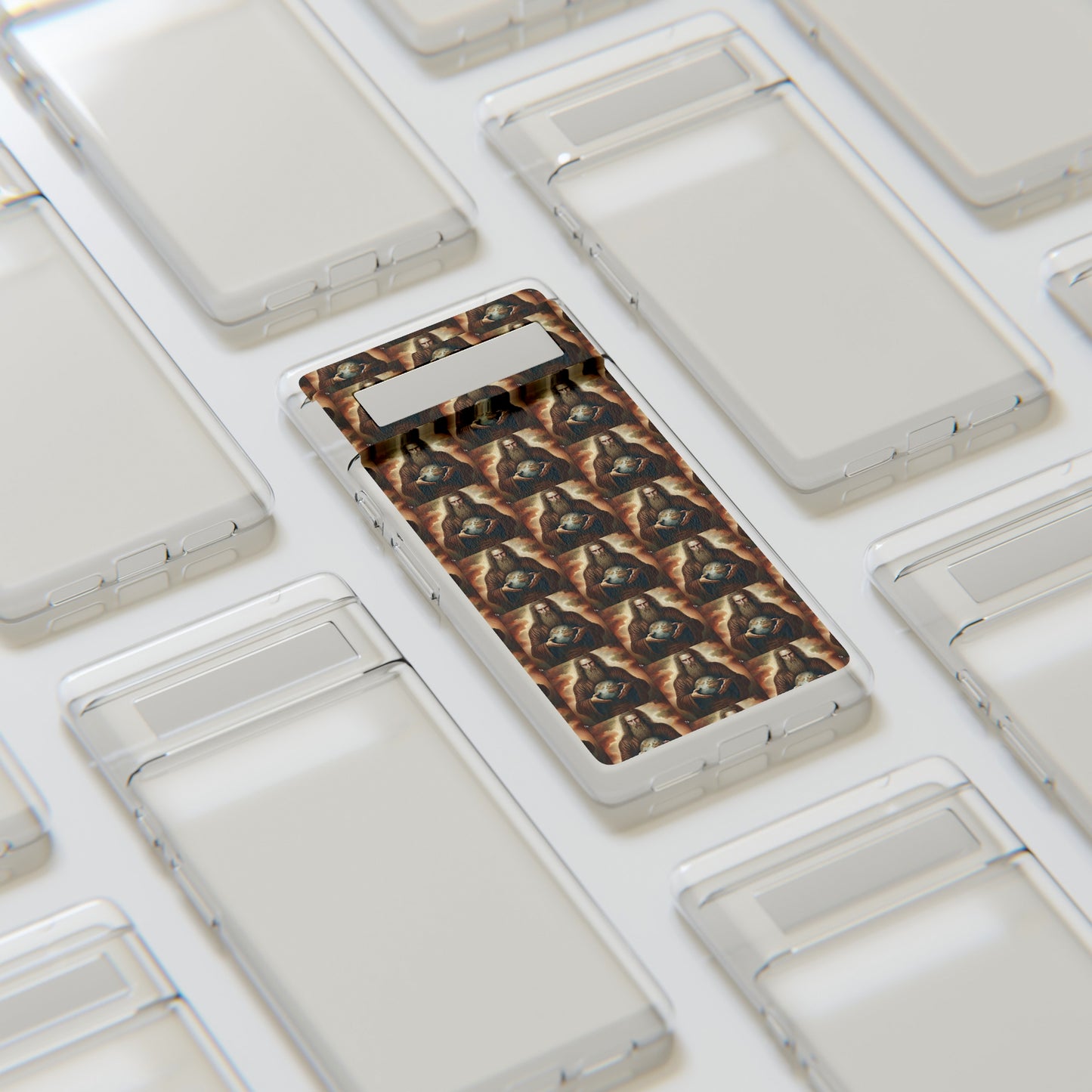 AImagination Collection Soft Phone Cases - "Yahweh's World" - The God Ball Originals by Chris Rabalais (2024)