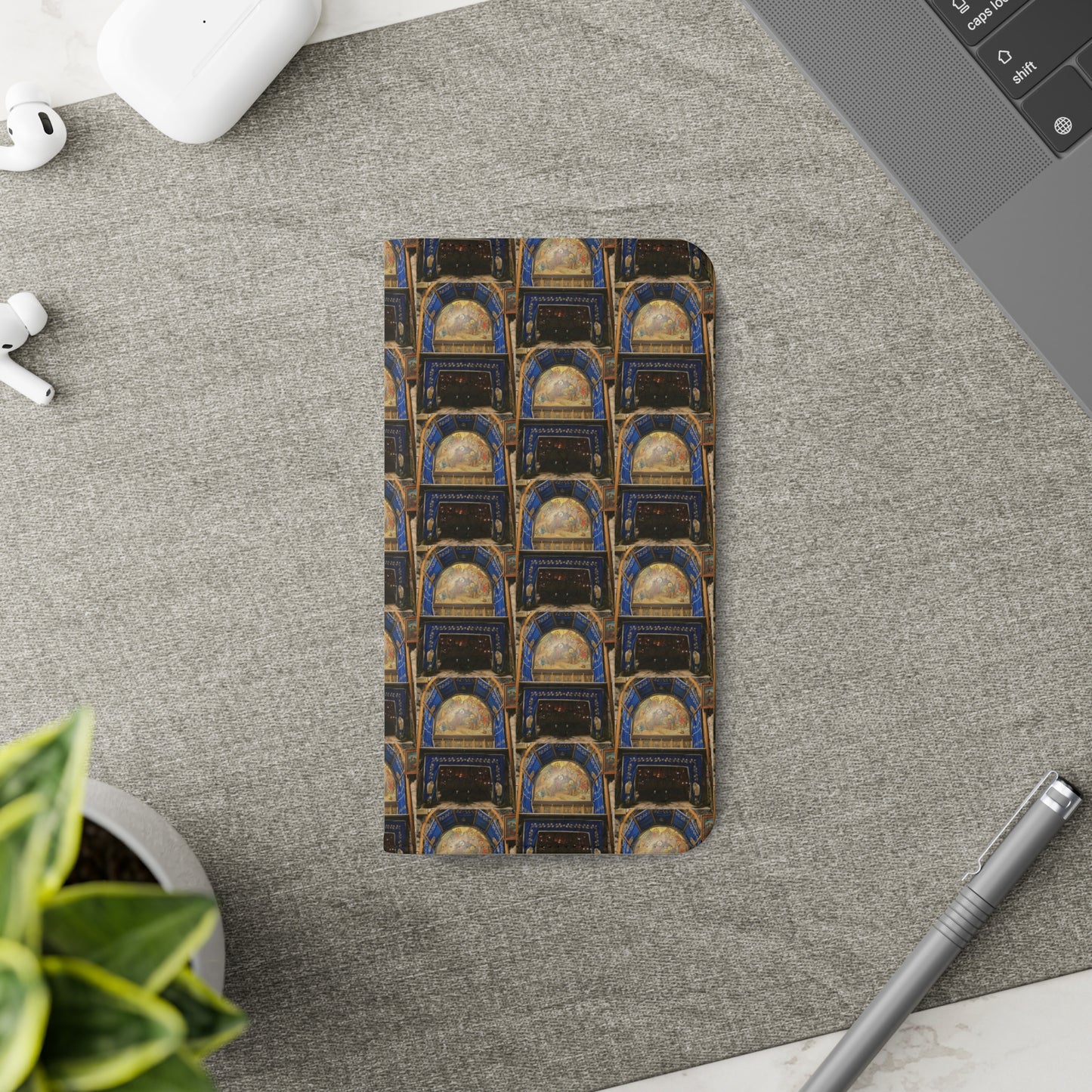 Holy Land Origins Apple iPhone Flip Cases - Church of the Nativity at Bethlehem - The God Ball Originals by Chris Rabalais (2024)