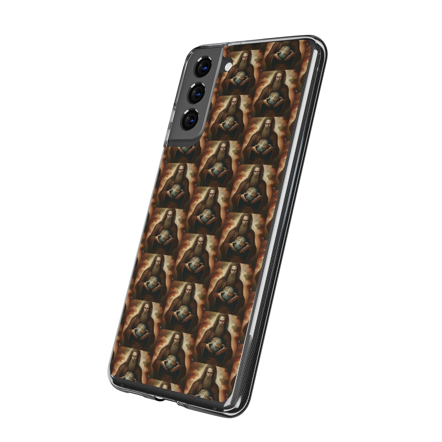 AImagination Collection Soft Phone Cases - "Yahweh's World" - The God Ball Originals by Chris Rabalais (2024)