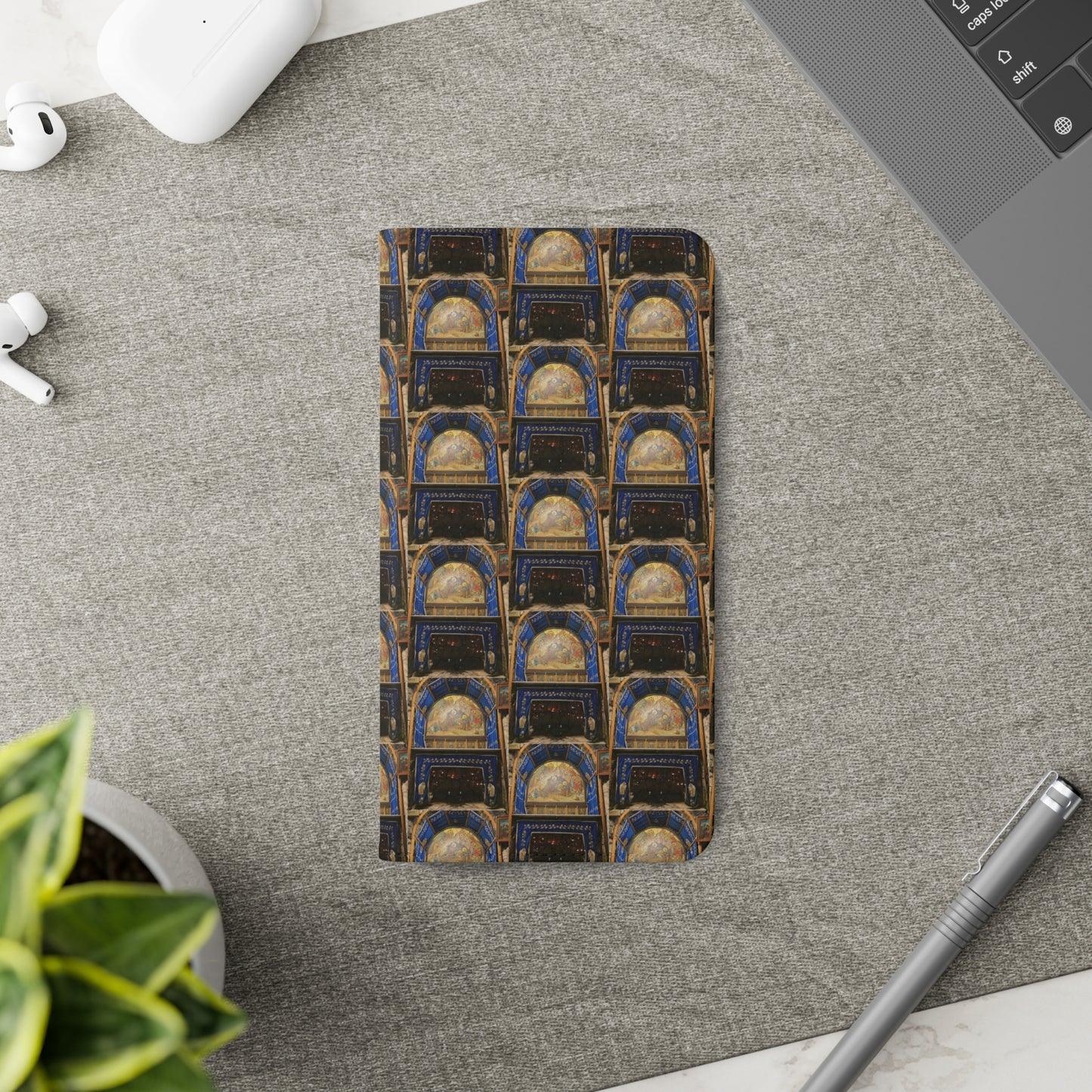 Holy Land Origins Apple iPhone Flip Cases - Church of the Nativity at Bethlehem - The God Ball Originals by Chris Rabalais (2024)