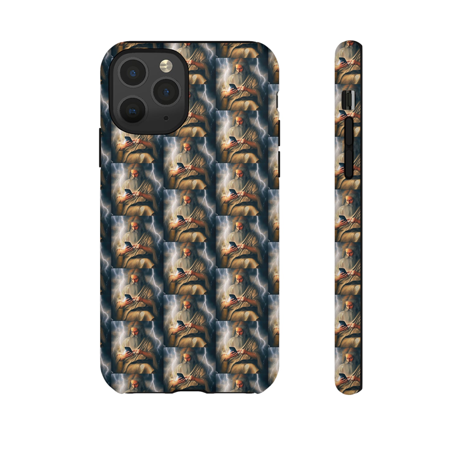 AImagination Collection iPhone Tough Cases - "The Watchman" - The God Ball Originals by Chris Rabalais (2024)