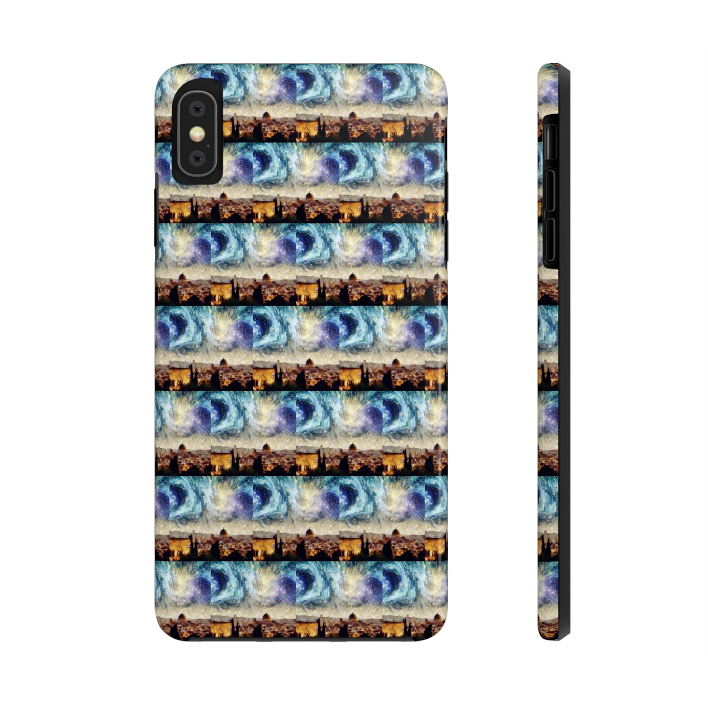 AImagination Collection iPhone Tough Case - "Starry Jerusalem" - The God Ball Originals by Chris Rabalais (2024)