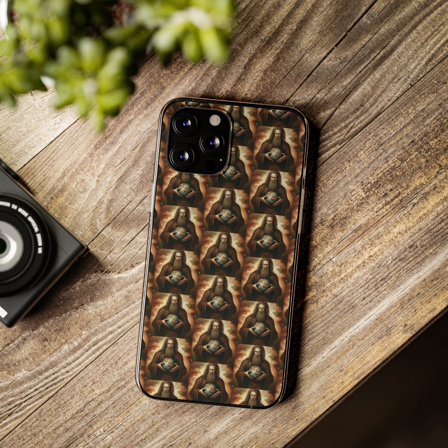 AImagination Collection Soft Phone Cases - "Yahweh's World" - The God Ball Originals by Chris Rabalais (2024)
