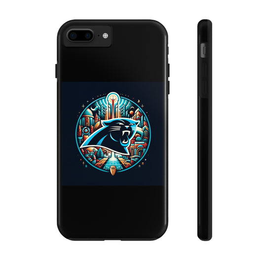 AImagination Athletics Collection - Tough iPhone Case (B) - "Carolina Panthers Forever" - The God Ball Originals by Chris Rabalais (2024)
